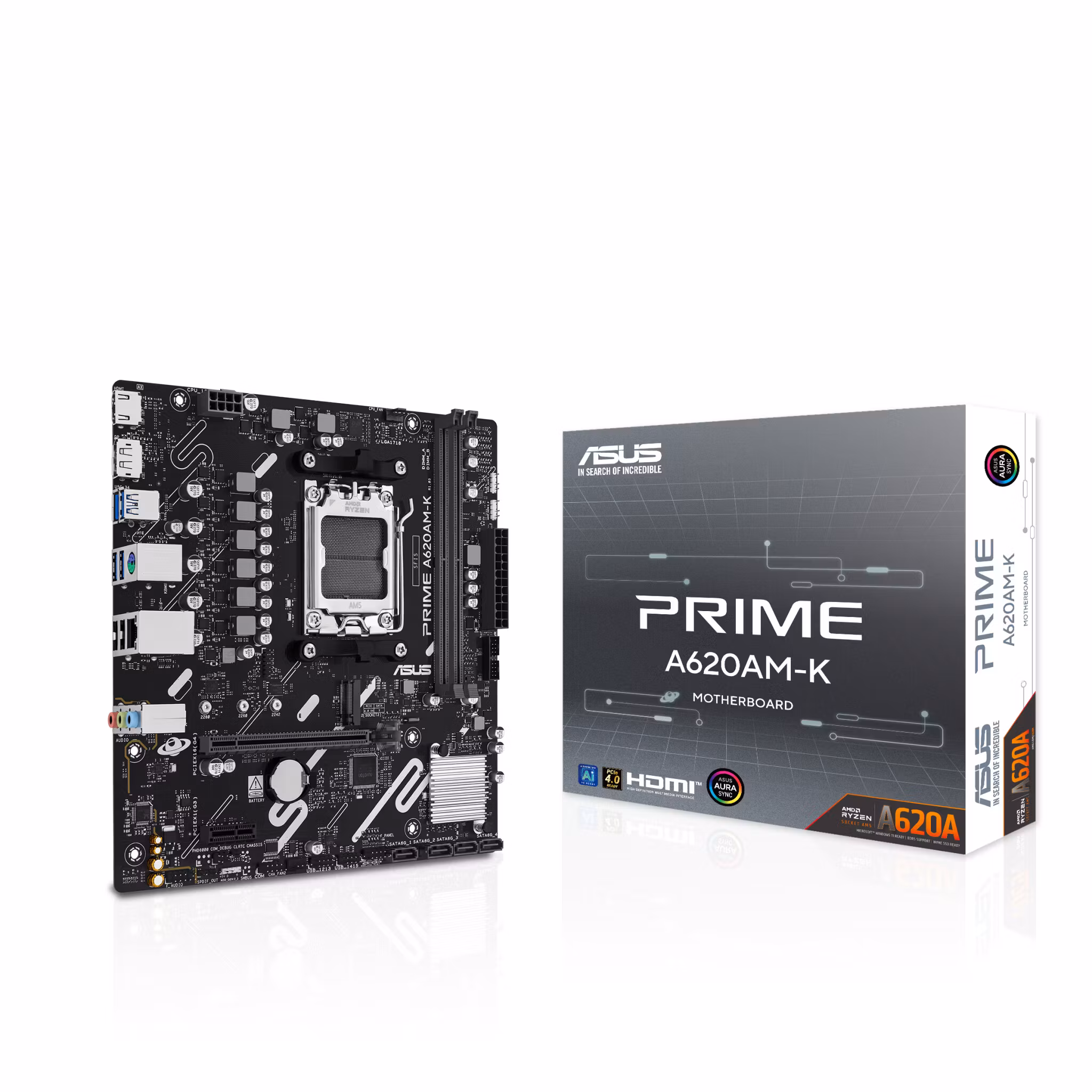 ASUS PRIME A620AM-K AMD A620A Socket AM5 micro ATX