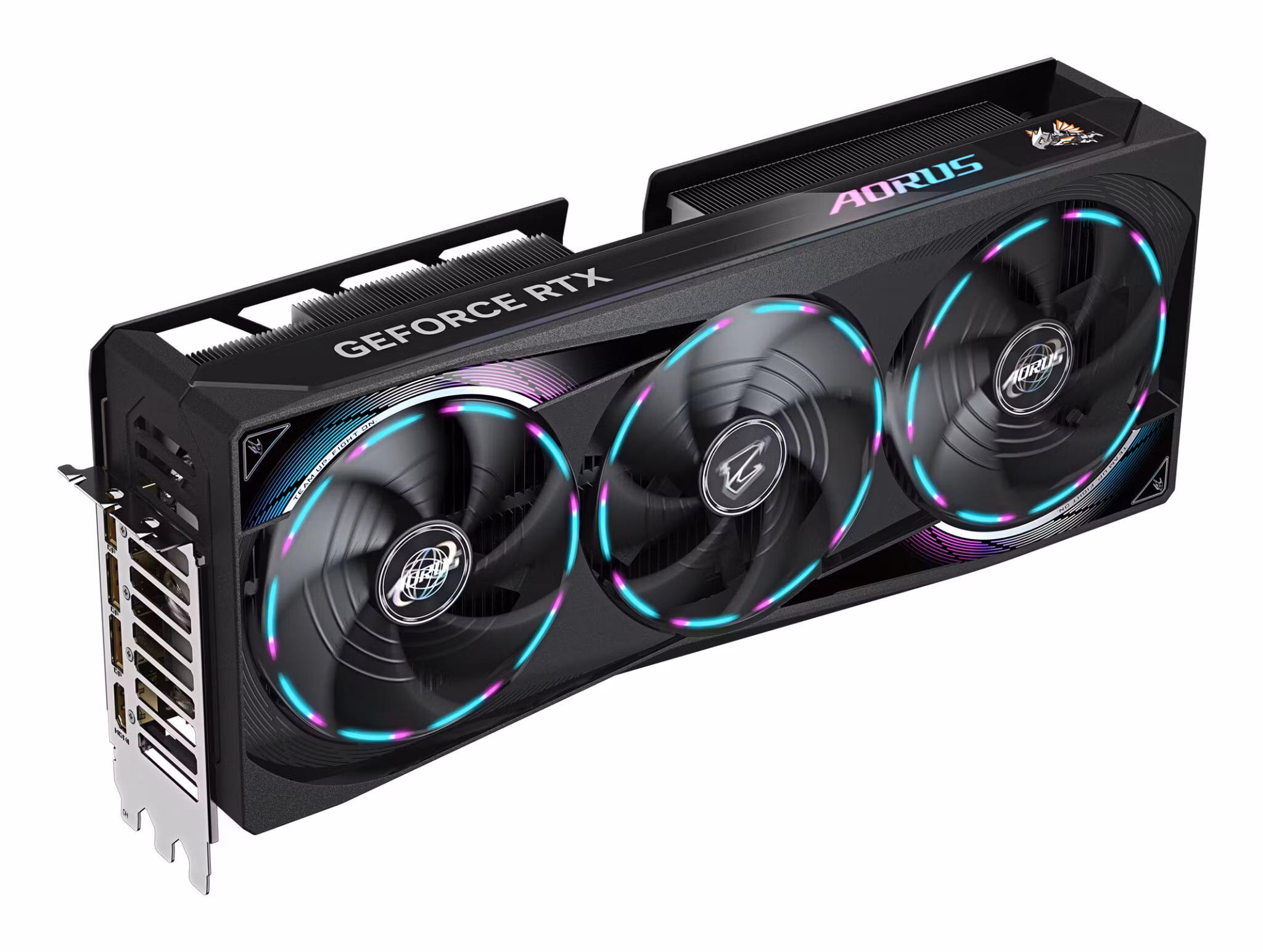 GIGABYTE AORUS GeForce RTX 5080 MASTER 16G Grafikkort - 16GB GDDR7, 256bit, PCI-E 5.0, 2805MHz Core Clock, 3 x DisplayPort, 1 x HDMI, GV-N5080AORUS M-16GD