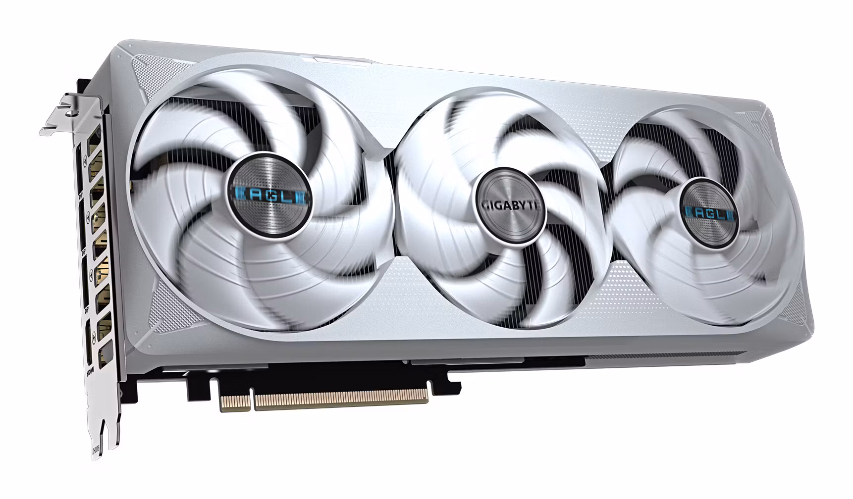 GIGABYTE GeForce RTX 5070 Ti EAGLE OC ICE SFF 16G Grafikkort - 16GB GDDR7, 256‑bit, PCI‑E 5.0, 2542 MHz Core Clock, 3 x DP 2.1a, 1 x HDMI 2.1b, NVIDIA DLSS 4, GV‑N507TEAGLEOC ICE‑16GD