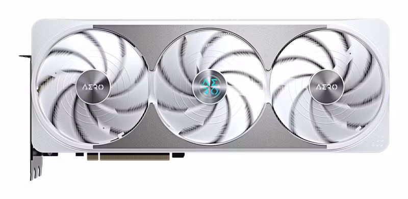 GIGABYTE GeForce RTX 5070 Ti AERO OC 16G Grafikkort - 16GB GDDR7, 256‑bit, PCI‑E 5.0, 2588 MHz Core Clock, 3 x DP 2.1a, 1 x HDMI 2.1b, NVIDIA DLSS 4, GV-N507TAERO OC-16GD