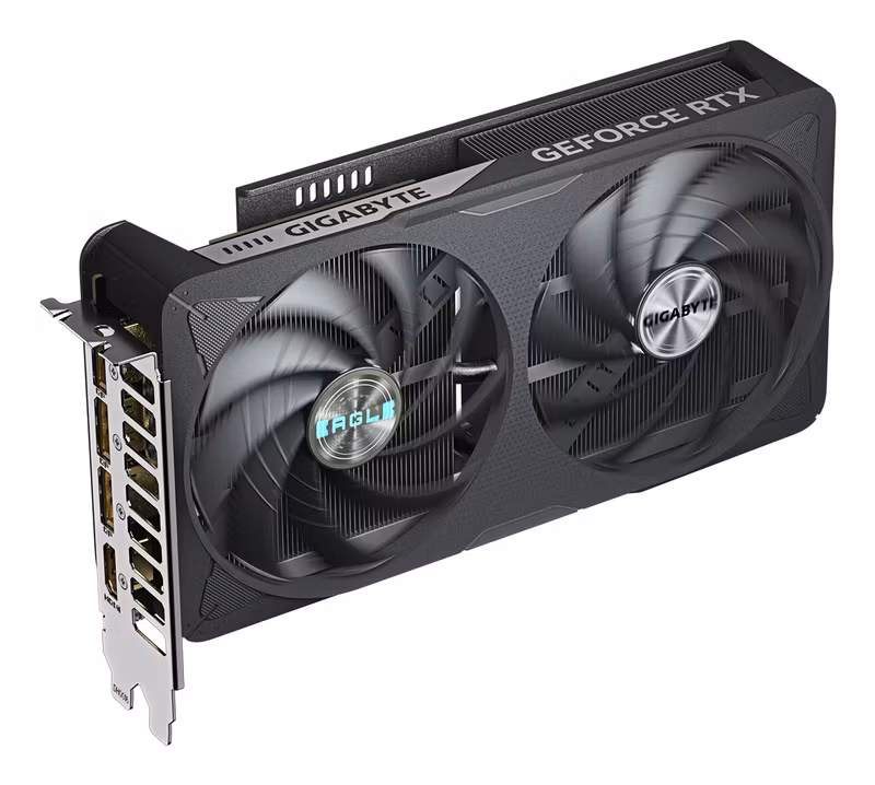 GIGABYTE GeForce RTX 5060 Ti EAGLE OC 16G Grafikkort - 16GB GDDR7, 128-bit, PCI-E 5.0, 2617MHz Core Clock, 3 x DisplayPort, 1 x HDMI, GV-N506TEAGLE OC-16GD