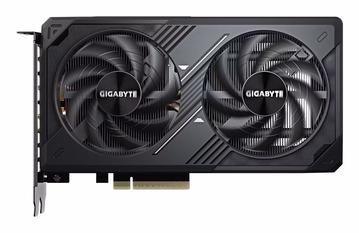 GIGABYTE GeForce RTX 5060 WINDFORCE OC 8G Grafikkort - 8GB GDDR7, 128‑bit, PCI‑E 5.0, 2512 MHz Core Clock, 3 x DisplayPort, 1 x HDMI, GV-N5060WF2OC-8GD