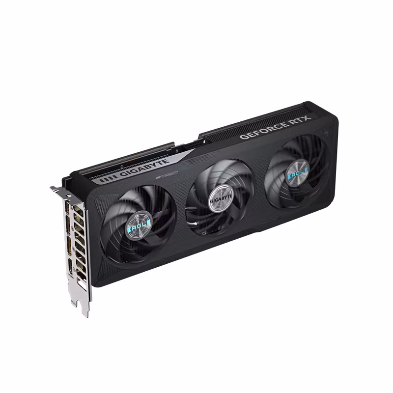 GIGABYTE GeForce RTX 5060 Ti EAGLE MAX OC 16G Grafikkort - 16GB GDDR7, 128-bit, PCI-E 5.0, 2617MHz Core Clock, 3 x DP, 1 x HDMI, NVIDIA DLSS 4, GV-N506TEAGLEMAX OC-16GD