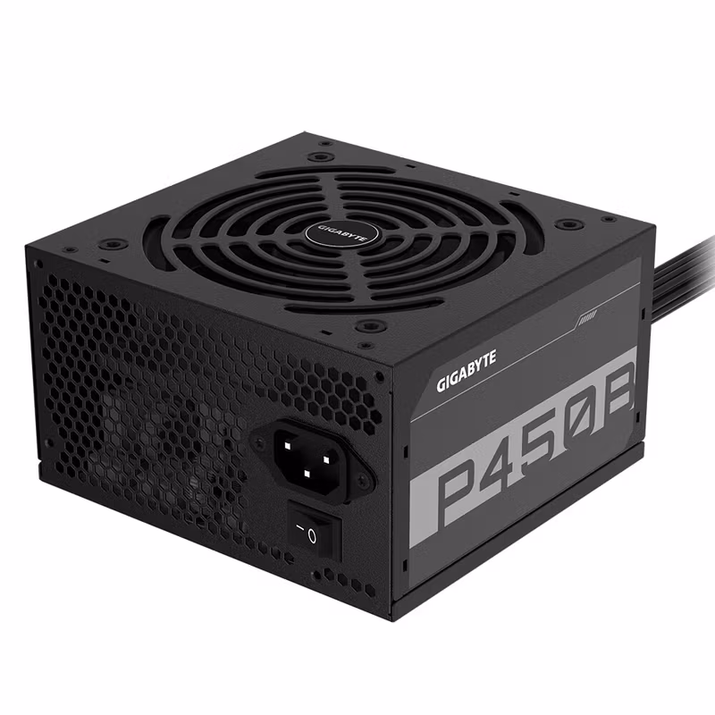 GIGABYTE P450B nätaggregat 450 W 20+4 pin ATX ATX svart