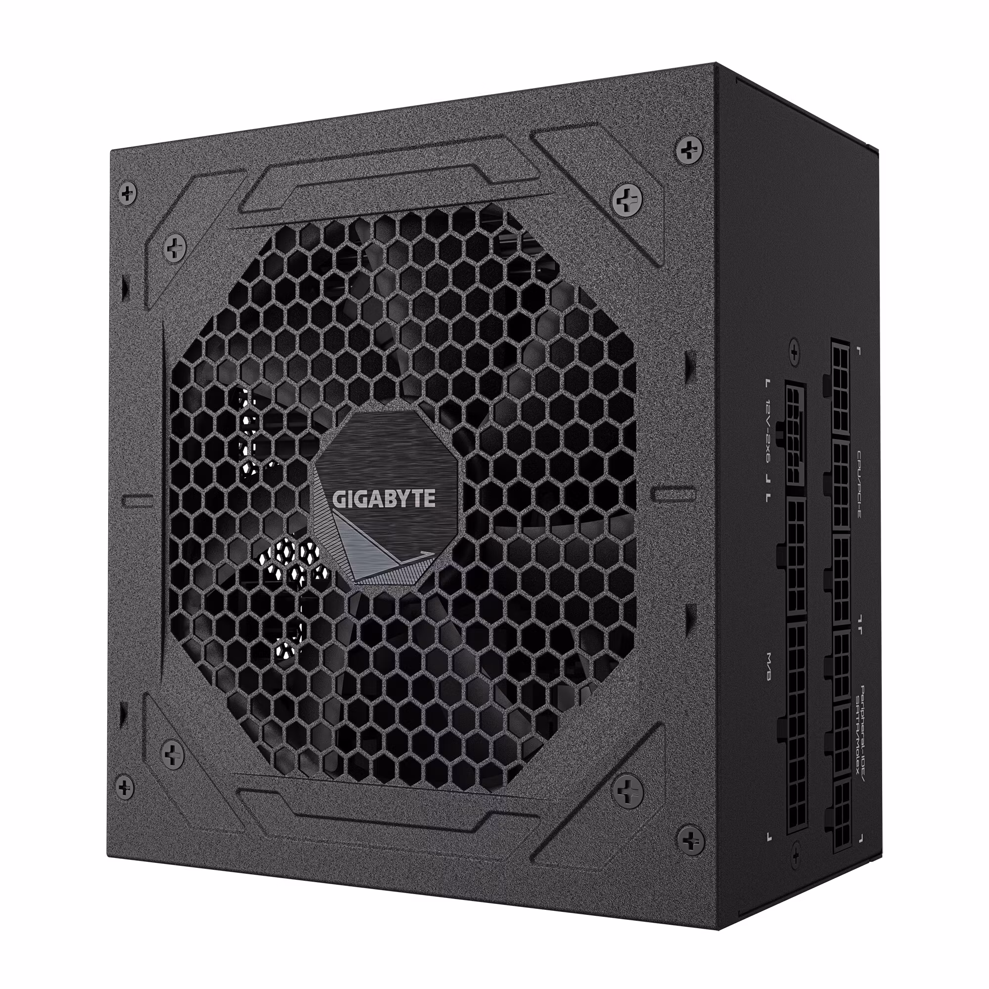 GIGABYTE UD750GM PG5 V2 nätaggregat – PCIe Gen 5.1, 80 PLUS Gold, fullt modulärt, 120 mm fläkt, ATX 3.1-kompatibel, EU-kontakt