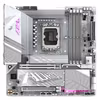 GIGABYTE Z890M AORUS ELITE WIFI7 ICE Moderkort – Stöd för Intel Core Ultra (Series 2) CPU:er, 12+1+2-fas VRM, upp till 8800 MHz DDR5 (OC), 1xPCIe 5.0 + 2xPCIe 4.0, Wi‑Fi 7, 2.5 GbE LAN, USB 4