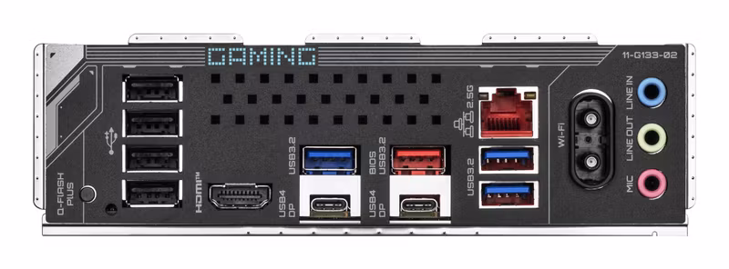 GIGABYTE X870 GAMING X WIFI7 moderkort – stöd för AMD Ryzen 9000-processorer, 16+2+2-fas VRM, upp till 8000 MHz DDR5 (OC), 1×PCIe 5.0 + 2×PCIe 4.0, Wi‑Fi 7, 2.5 GbE LAN, USB 4