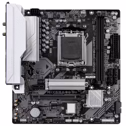 GIGABYTE B650M GAMING WIFI6E moderkort – AMD Ryzen 9000 Series CPU:er, 5+2+2-fas VRM, upp till 6400 MHz DDR5 (OC), 1×PCIe 4.0 M.2, 2,5 GbE LAN, WIFI 6E, USB 3.2 Gen 1