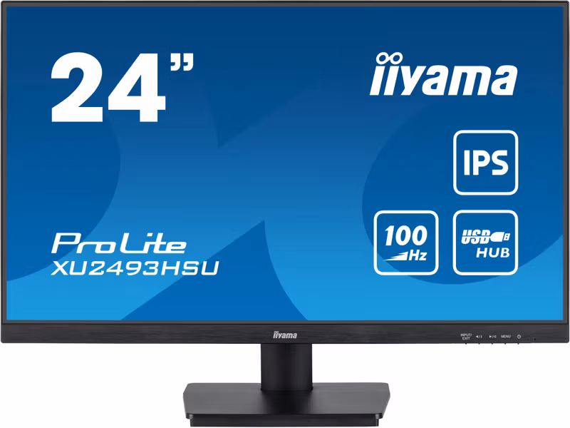 iiyama ProLite XU2493HSU-B7 bildskärm 60,5 cm (23,8") 1920 x 1080 pixlar Full HD LED Svart