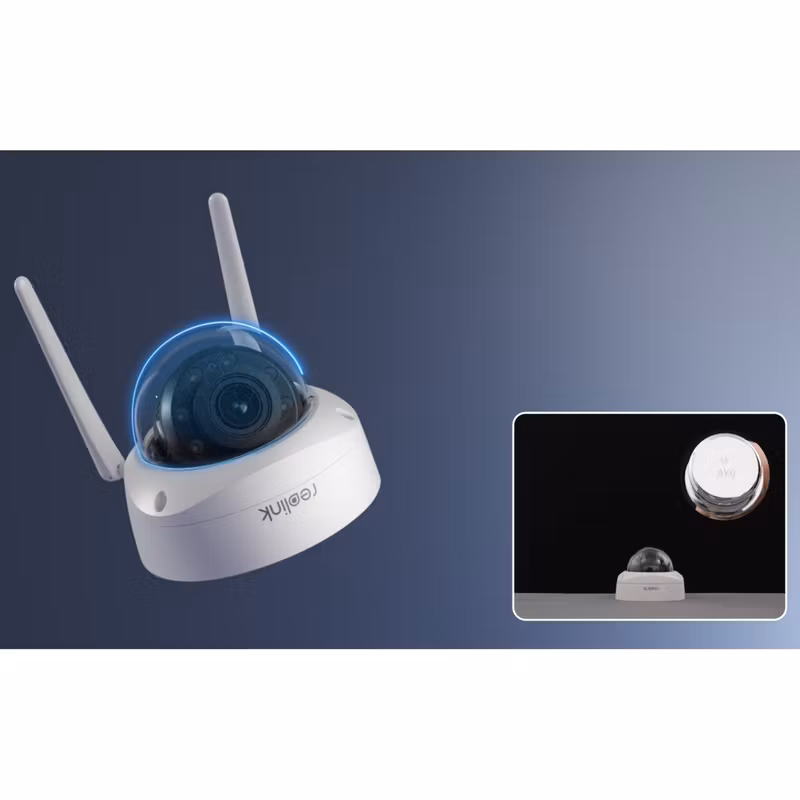 Reolink W437 övervakningskamera (vit, 8 megapixlar, WLAN)