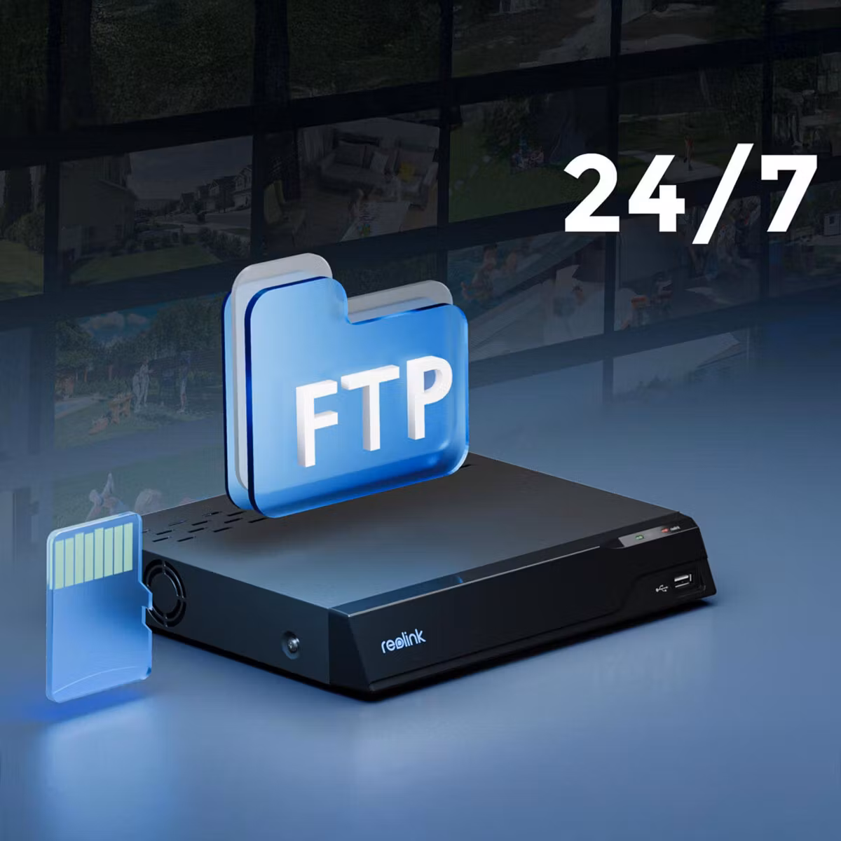 Reolink P430 - B, övervakningskamera svart, 8MP