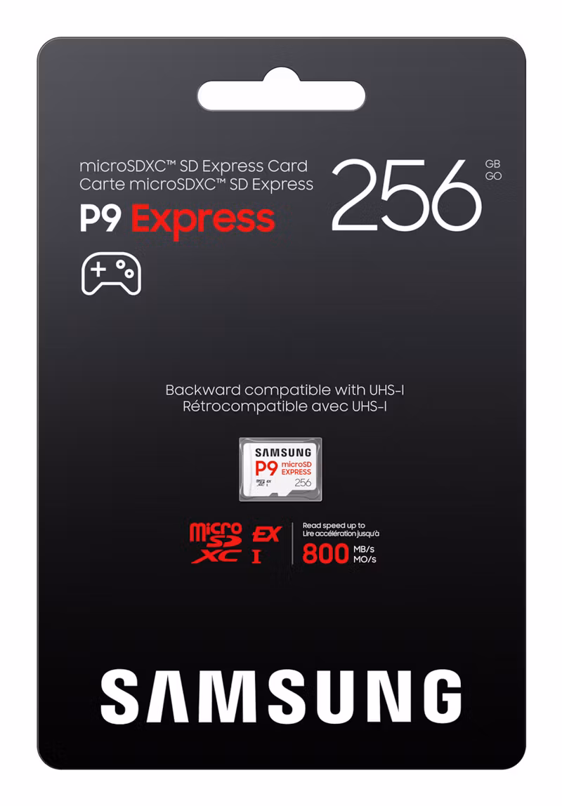 Samsung P9 Express, microSD Express Card