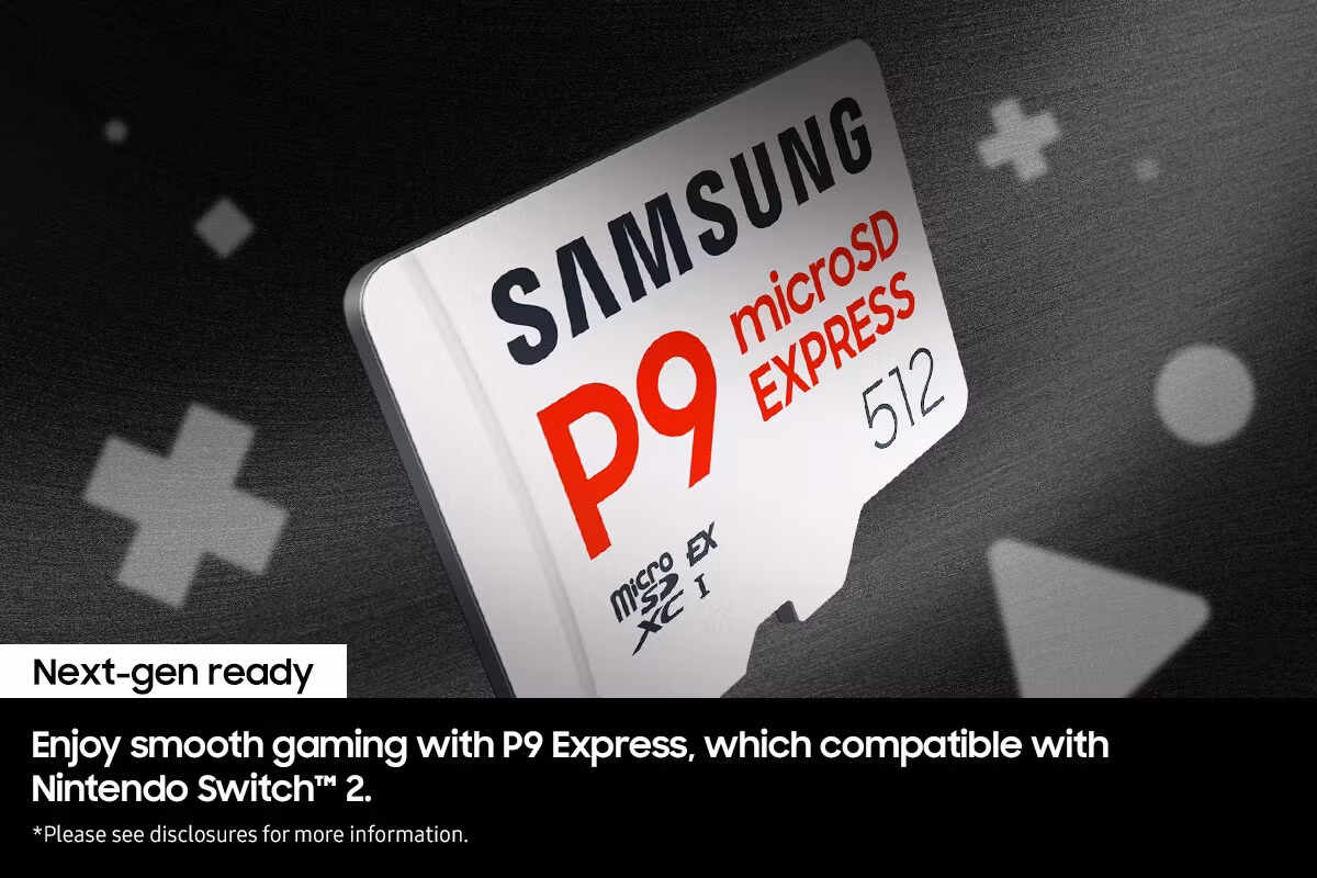 Samsung P9 Express, microSD Express Card