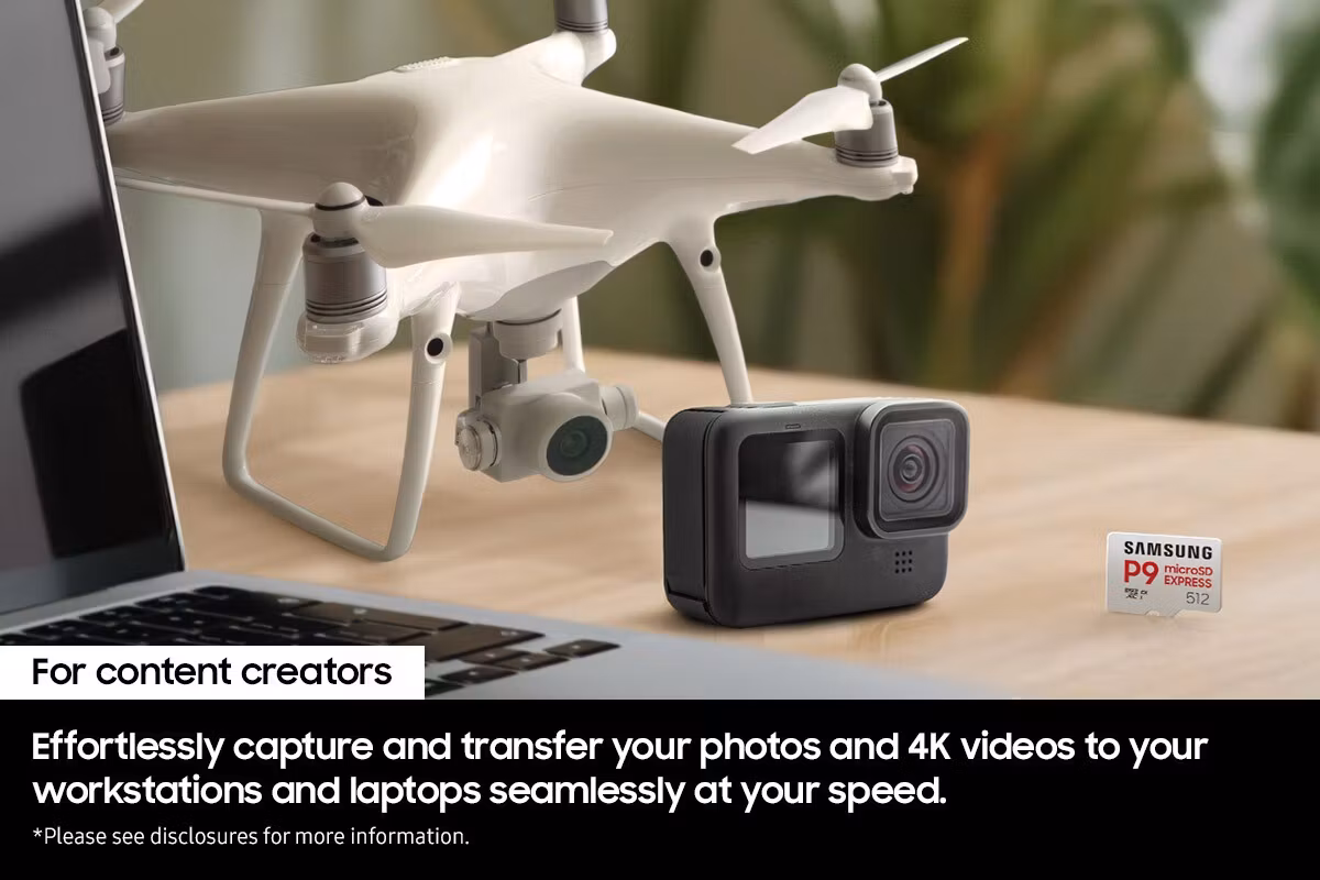 Samsung P9 Express, microSD Express Card
