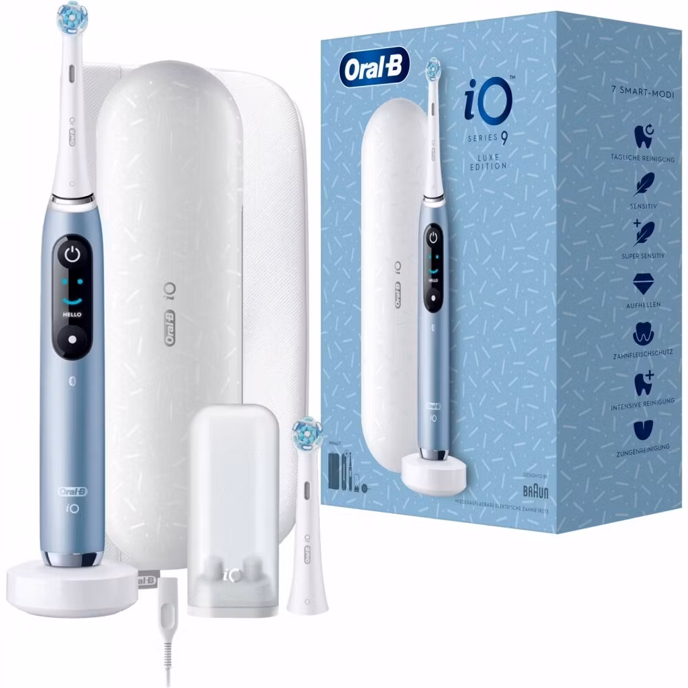 Braun Oral-B iO Series 9 Luxe Edition Eltandborste Aqua Marine