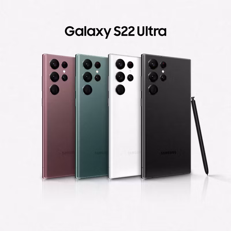 Samsung Galaxy S22 Ultra Enterprise Edition SM-S908B 17,3 cm (6,8") Dual SIM Android 12 5G USB Type-C 8 GB 128 GB 5000 mAh Black