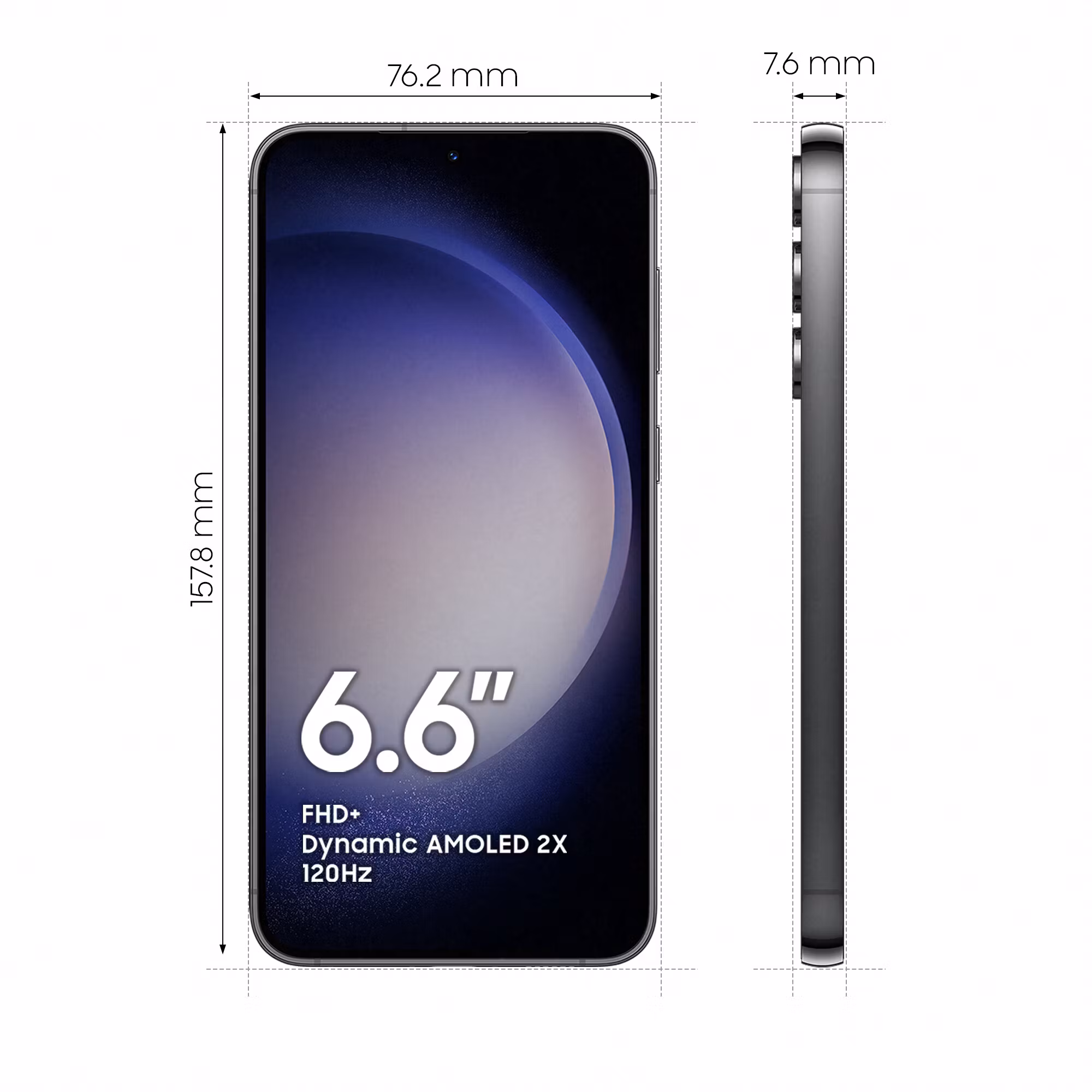 Samsung Galaxy S23+ SM-S916B 16,8 cm (6,6") Dual SIM Android 13 5G USB Type-C 8 GB 512 GB 4700 mAh Black