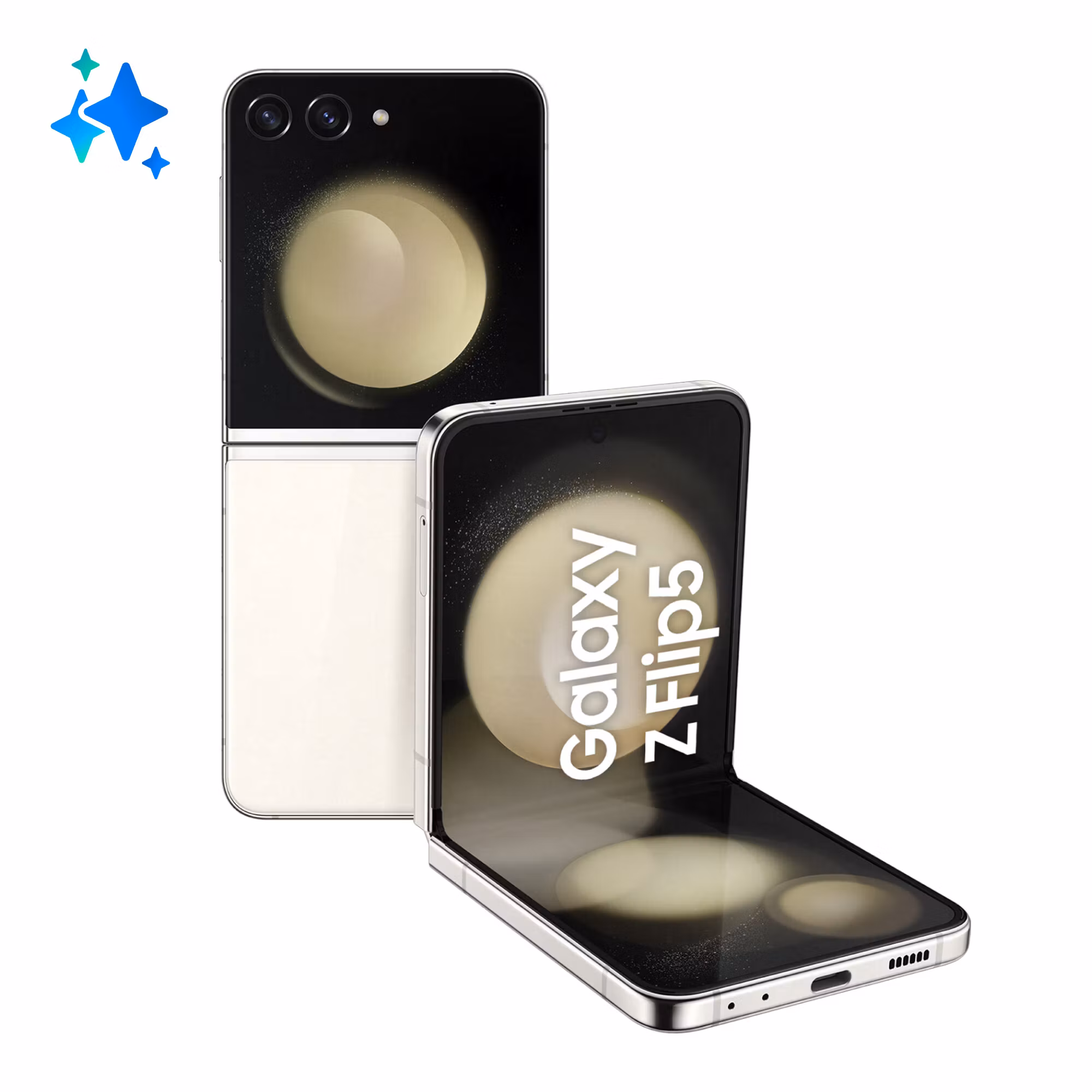 Samsung Galaxy Z Flip5 SM-F731B 17 cm (6,7") Dual SIM Android 13 5G USB Type-C 8 GB 256 GB 3700 mAh Cream