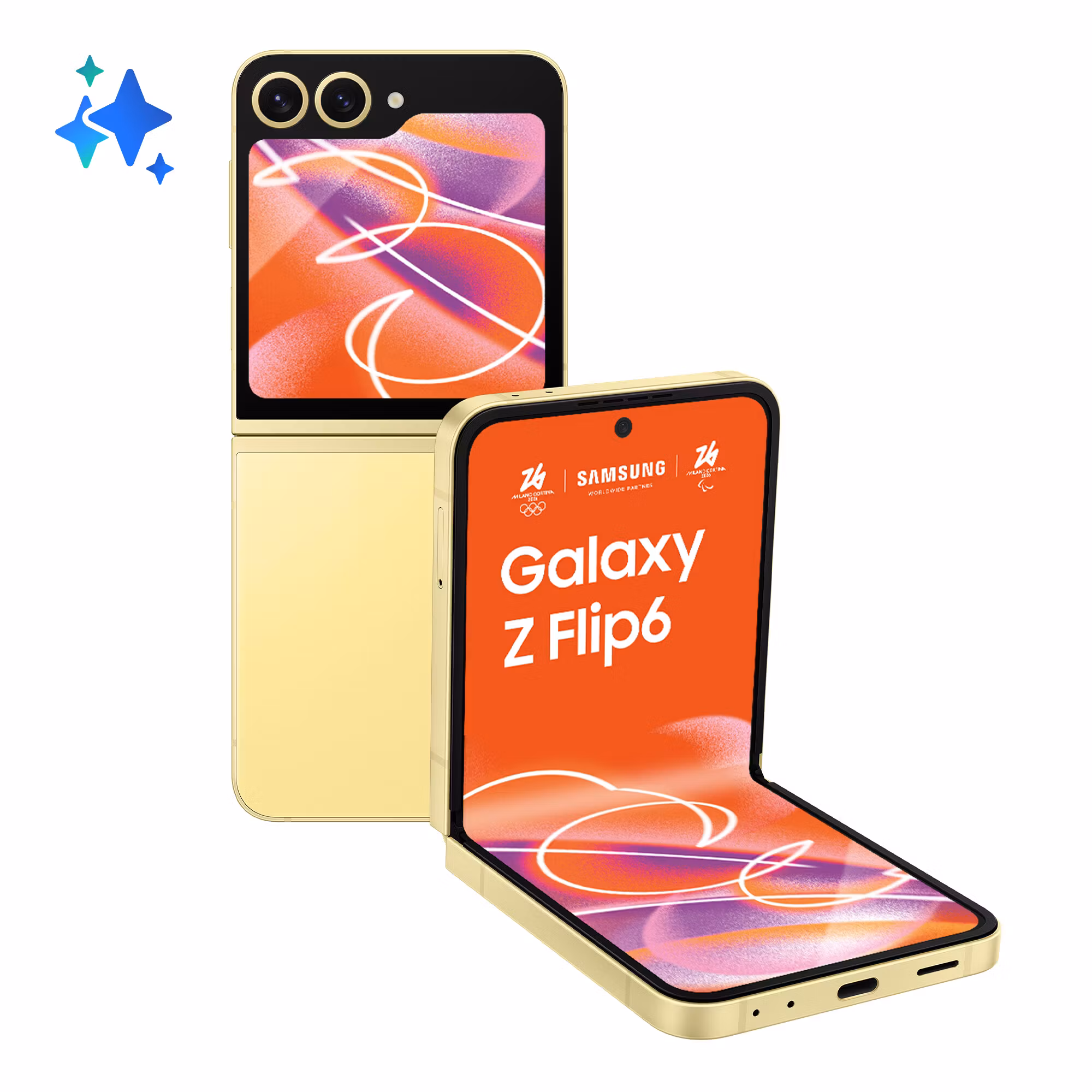 Samsung Galaxy Z Flip6 17 cm (6.7") Dual SIM Android 14 5G USB Type-C 12 GB 512 GB 4000 mAh Gul