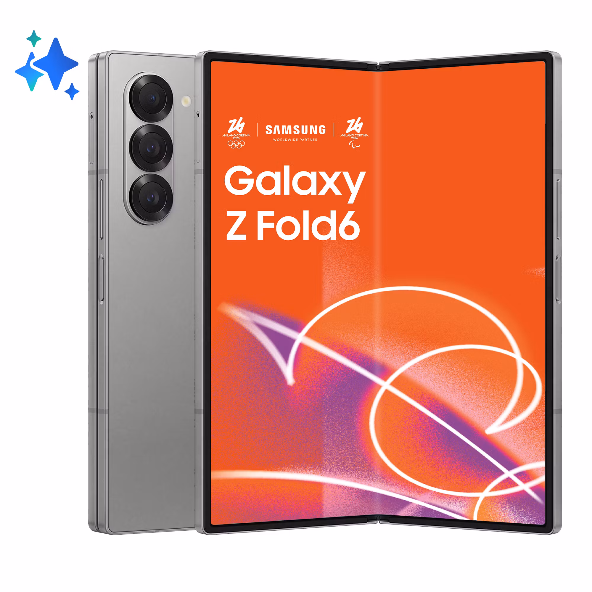 Samsung Galaxy Z Fold6 19.3 cm (7.6") Dual SIM Android 14 5G USB Type-C 12 GB 1 TB 4400 mAh Silver