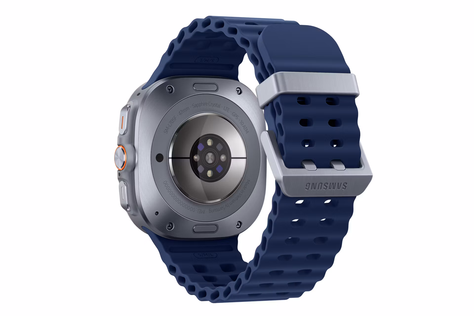 Samsung Galaxy Watch Ultra 3,81 cm (1,5") AMOLED 47 mm Digital 480 x 480 pixlar Pekskärm 4G Blå Wi‑Fi GPS (satellit)