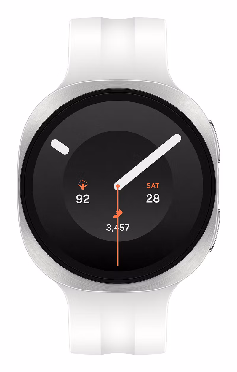 Samsung Galaxy Watch9 3.3 cm (1.3") AMOLED 40 mm Digital 438 x 438 pixels Touchscreen Silver Wi-Fi GPS (satellite)