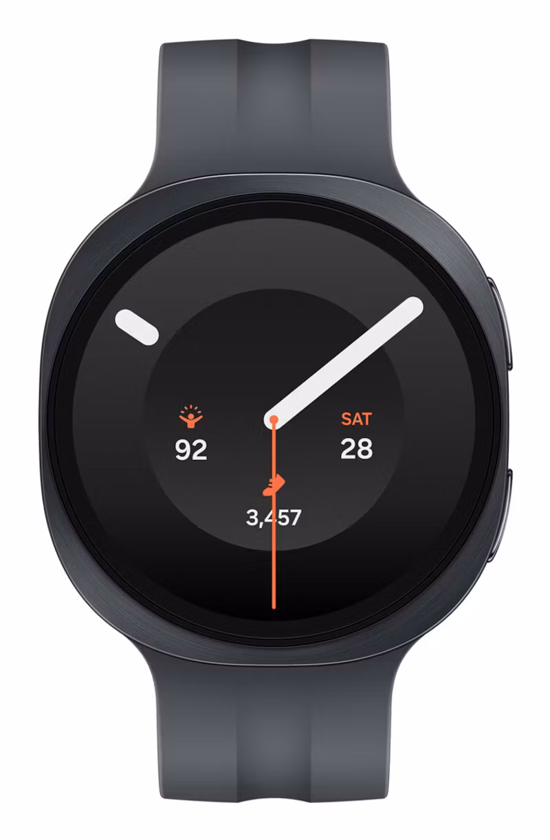 Samsung Galaxy Watch9 3,81 cm (1.5") AMOLED 44 mm digital 480 x 480 pixlar pekskärm grafit Wi-Fi GPS (satellit)