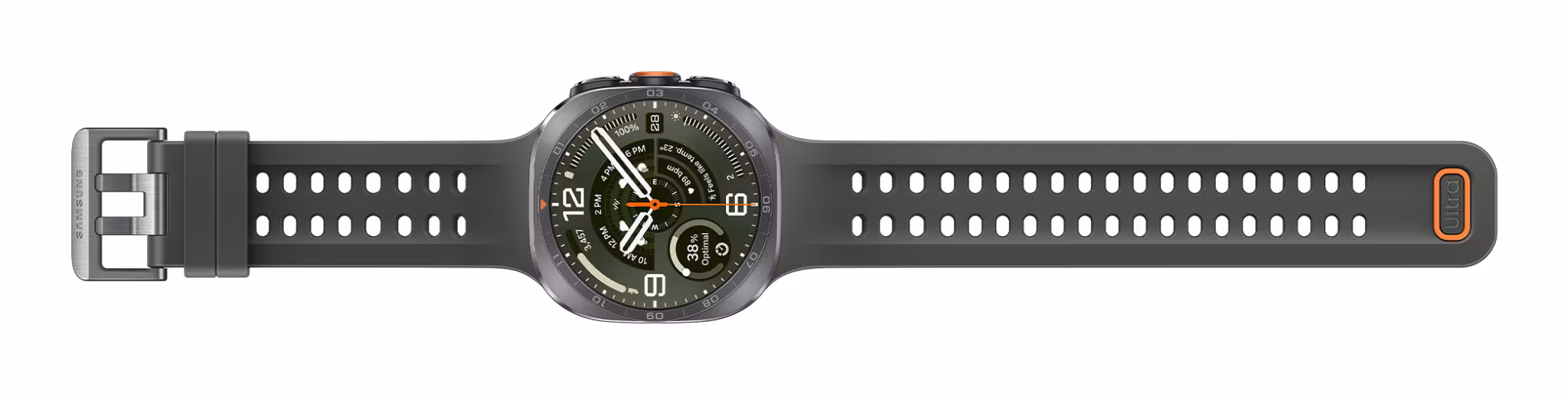 Samsung Galaxy Watch Ultra2 3,81 cm (1.5") AMOLED 47 mm digital 498 x 498 pixlar pekskärm 4G silver Wi-Fi GPS (satellit)