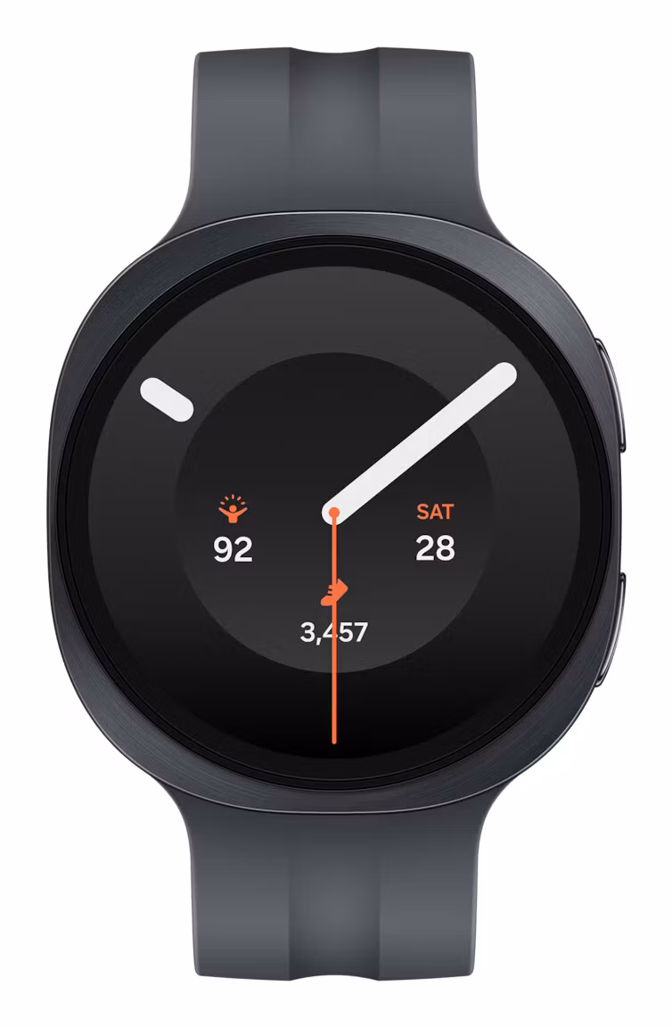 Samsung Galaxy Watch9 3,81 cm (1.5") AMOLED 44 mm digital 480 x 480 pixlar pekskärm grafit Wi-Fi GPS (satellit)