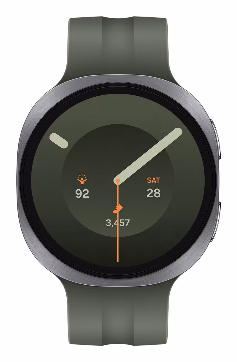 Samsung Galaxy Watch9 3.81 cm (1.5") AMOLED 44 mm digital 480 x 480 pixlar pekskärm silver Wi-Fi GPS (satellite)