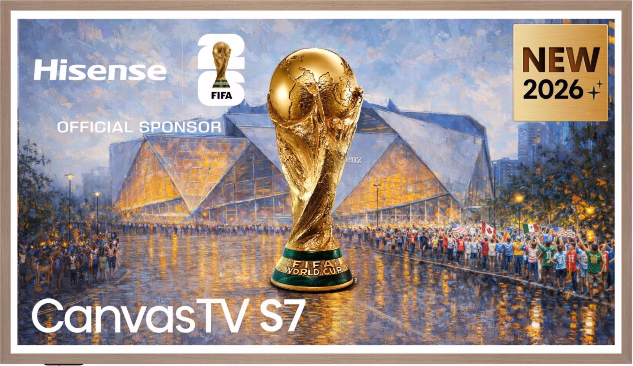 Hisense 55S7DS 139,7 cm (55") 4K Ultra HD Smart TV Wi-Fi svart