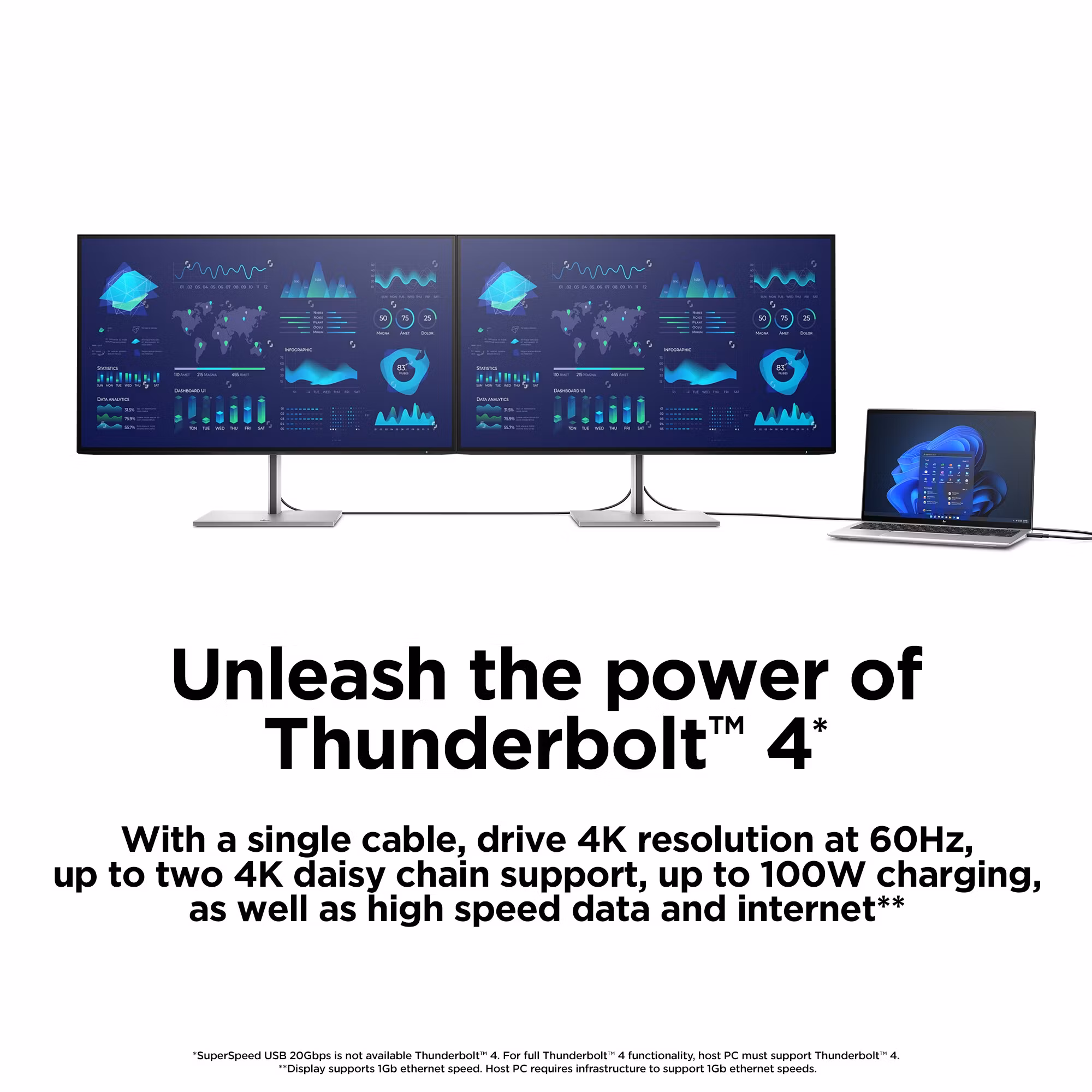 HP E-Series E27k G5 4K USB-C-skärm
