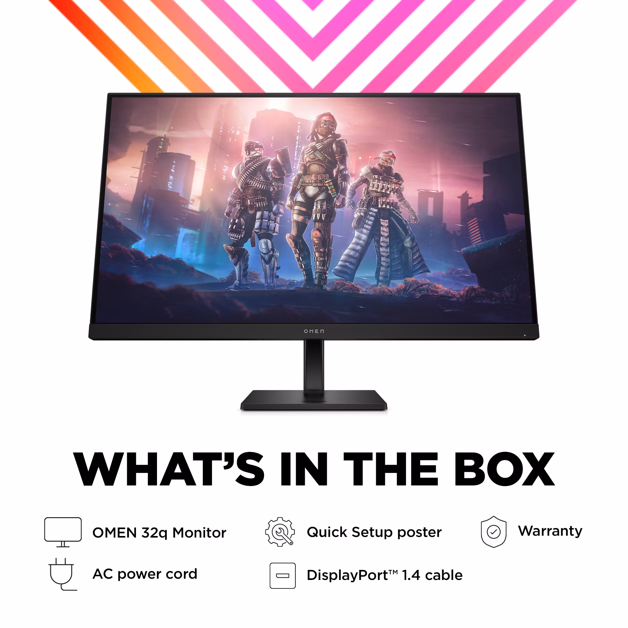 OMEN by HP 31,5 tum QHD 165Hz Gaming Monitor - OMEN 32q