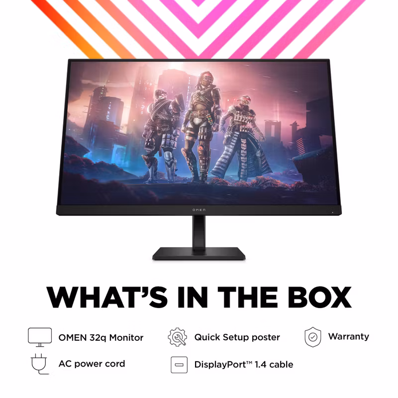 OMEN by HP 31,5 tum QHD 165Hz Gaming Monitor - OMEN 32q