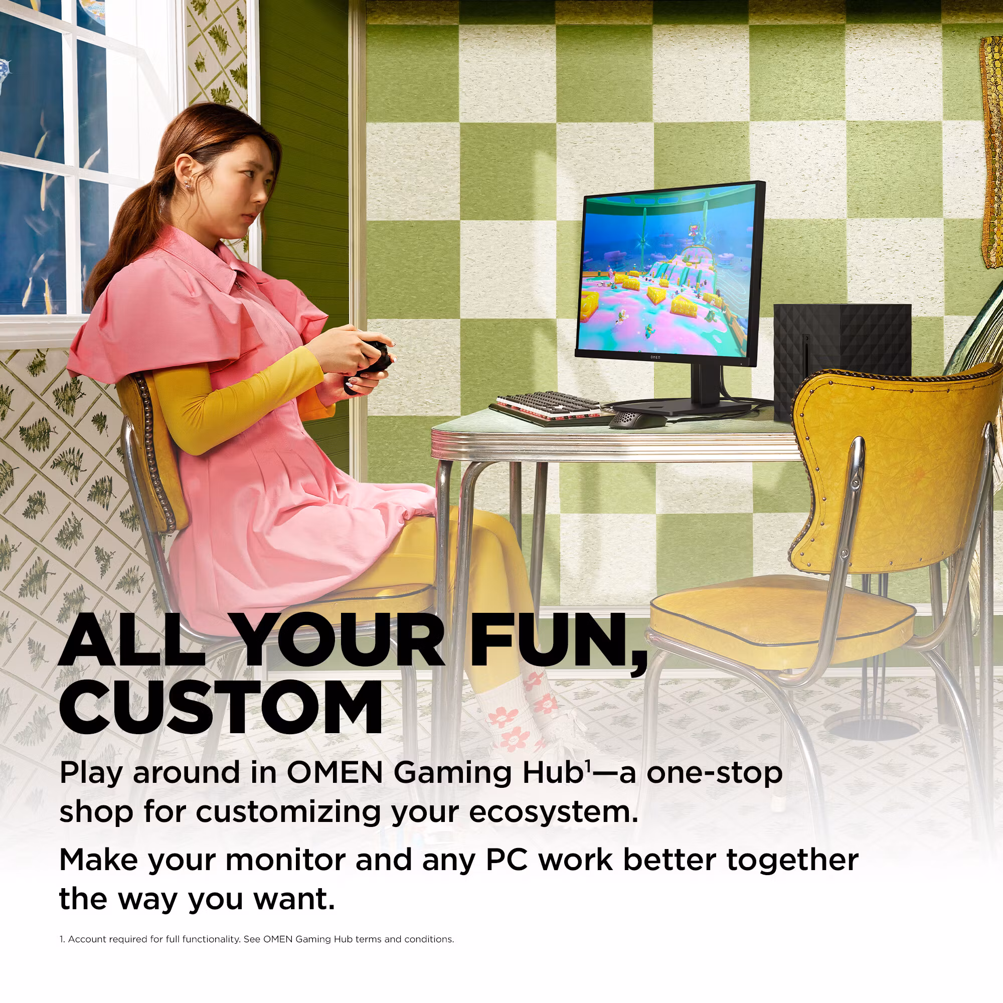 OMEN by HP 31,5 tum QHD 165Hz Gaming Monitor - OMEN 32q