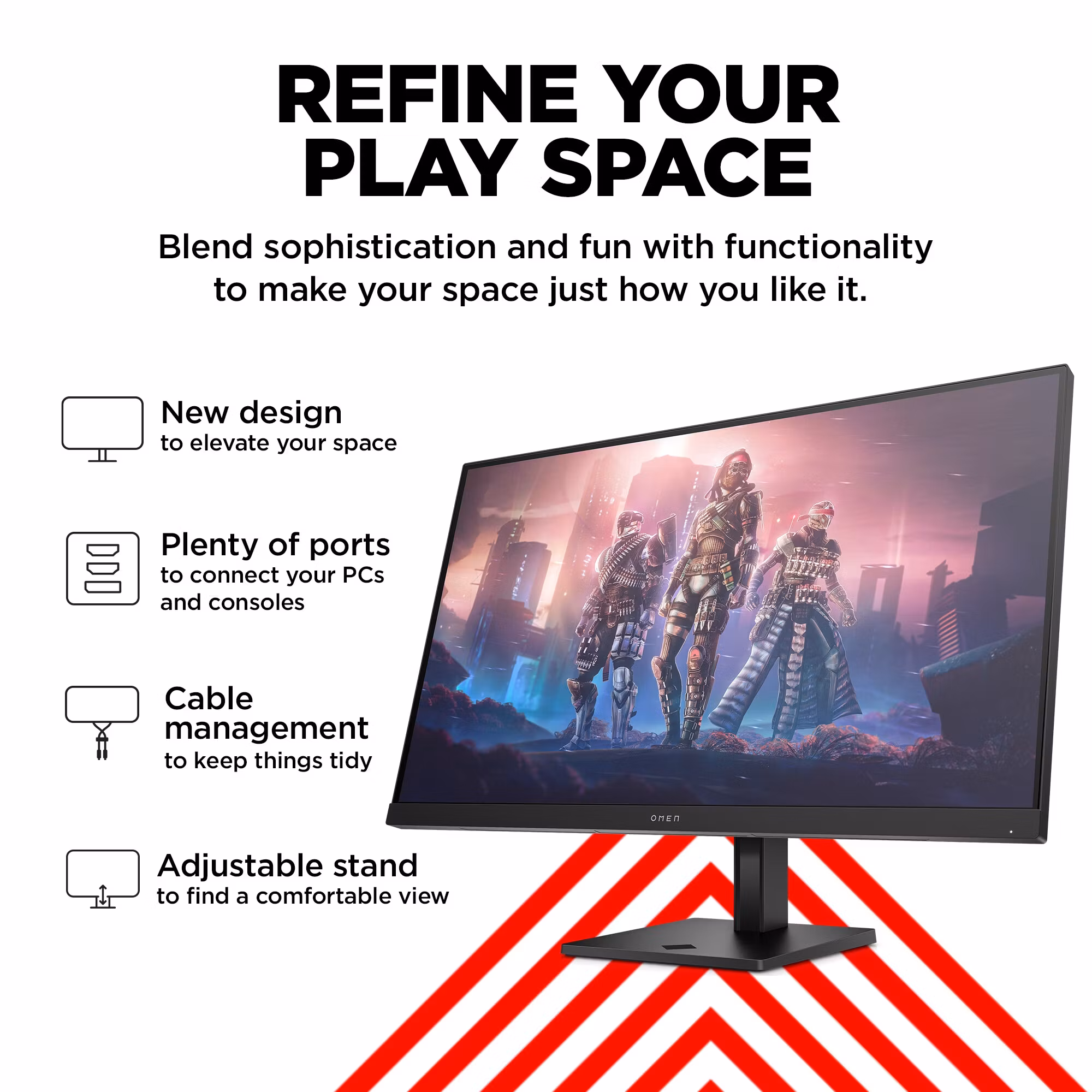 OMEN by HP 31,5 tum QHD 165Hz Gaming Monitor - OMEN 32q