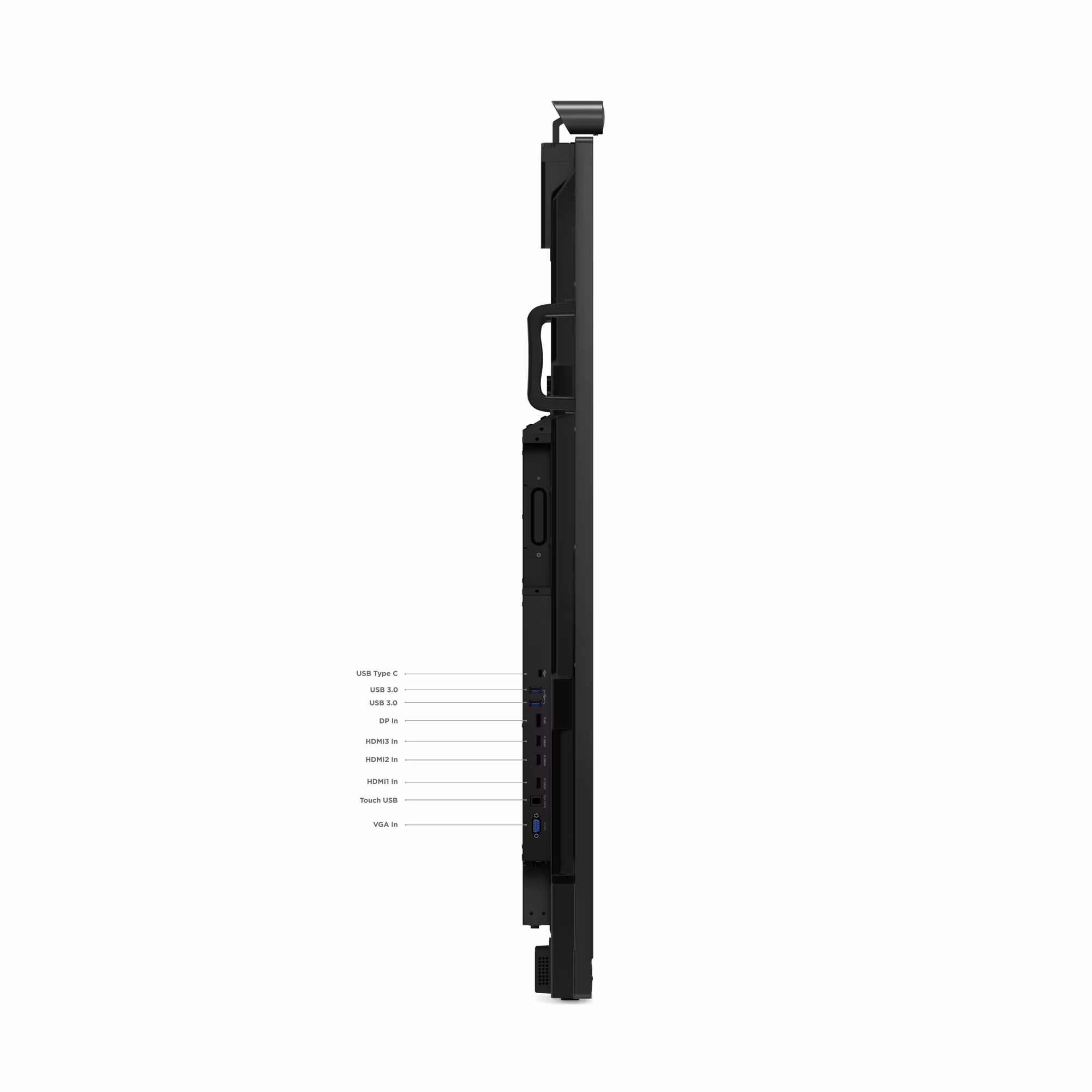 Lenovo ThinkVision T75 datorskärm 190,5 cm (75") 3840 x 2160 pixlar 4K Ultra HD LED Touchscreen Svart