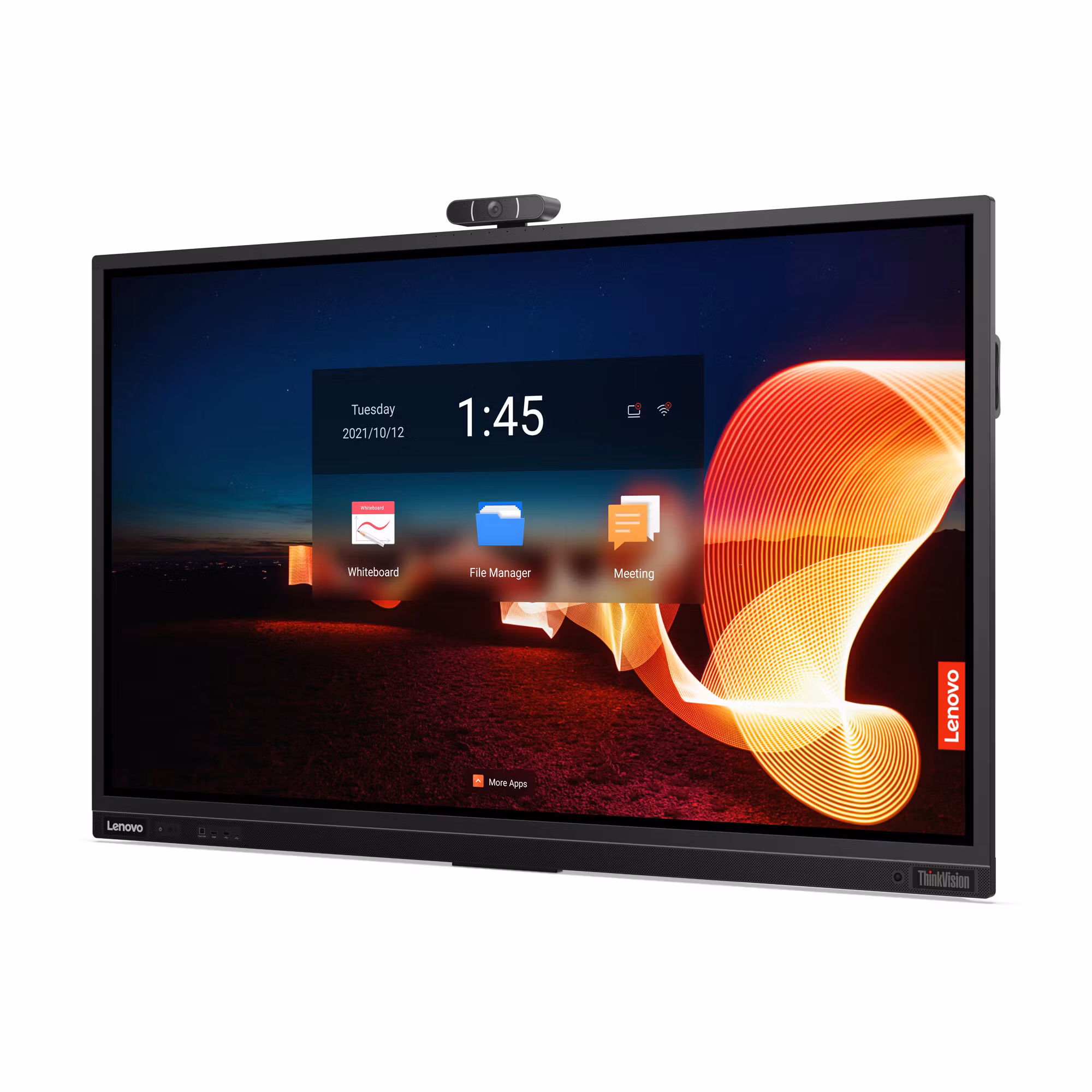 Lenovo ThinkVision T75 datorskärm 190,5 cm (75") 3840 x 2160 pixlar 4K Ultra HD LED Touchscreen Svart