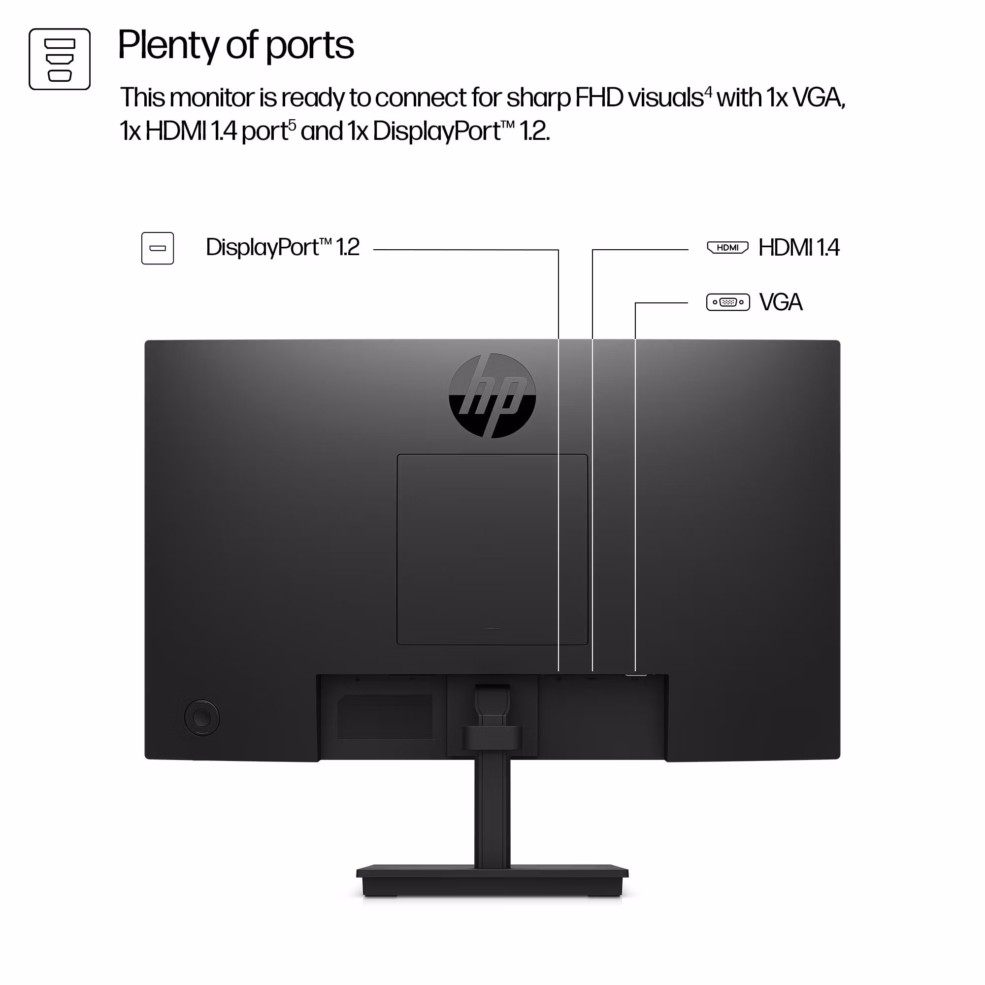 HP Series 3 Pro 21,5 tum FHD-skärm - 322pf