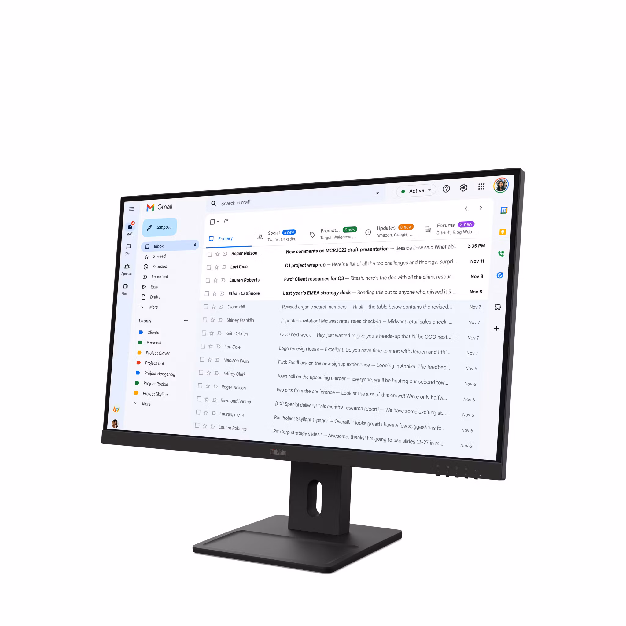 Lenovo ThinkVision E27-40 bildskärm
