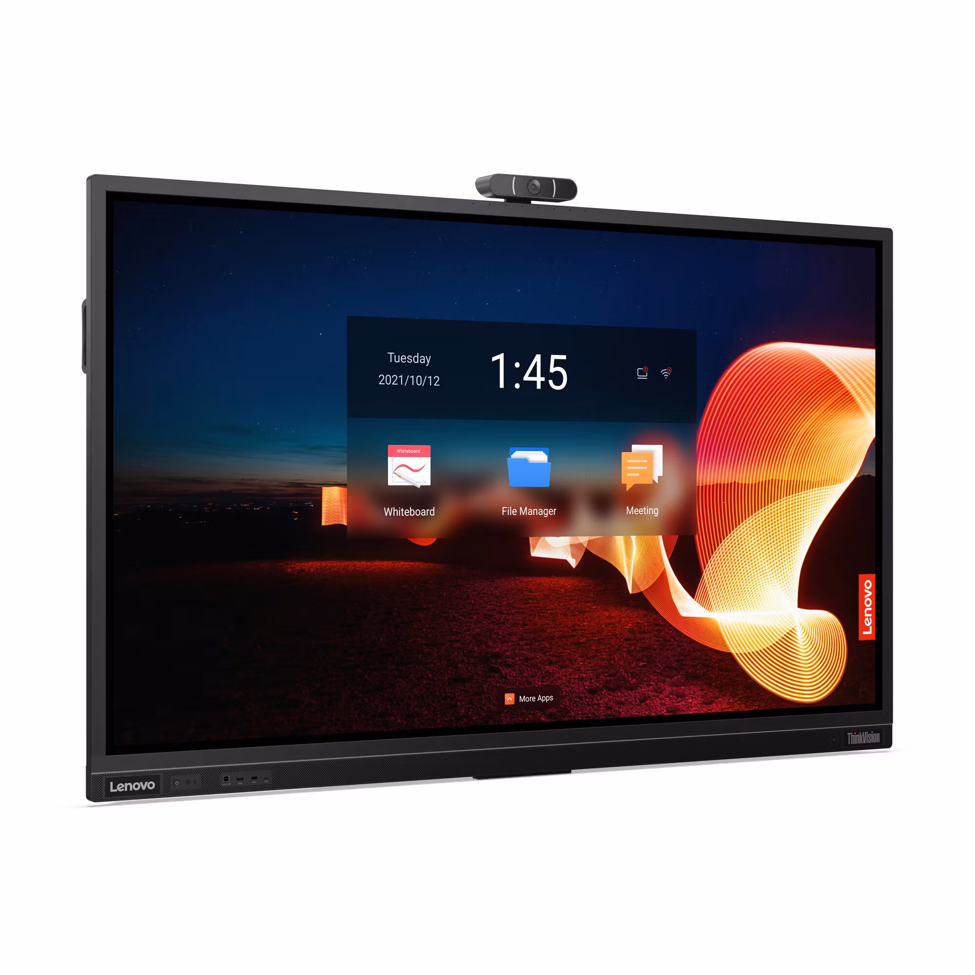 Lenovo ThinkVision T75 datorskärm 190,5 cm (75") 3840 x 2160 pixlar 4K Ultra HD LED pekskärm svart