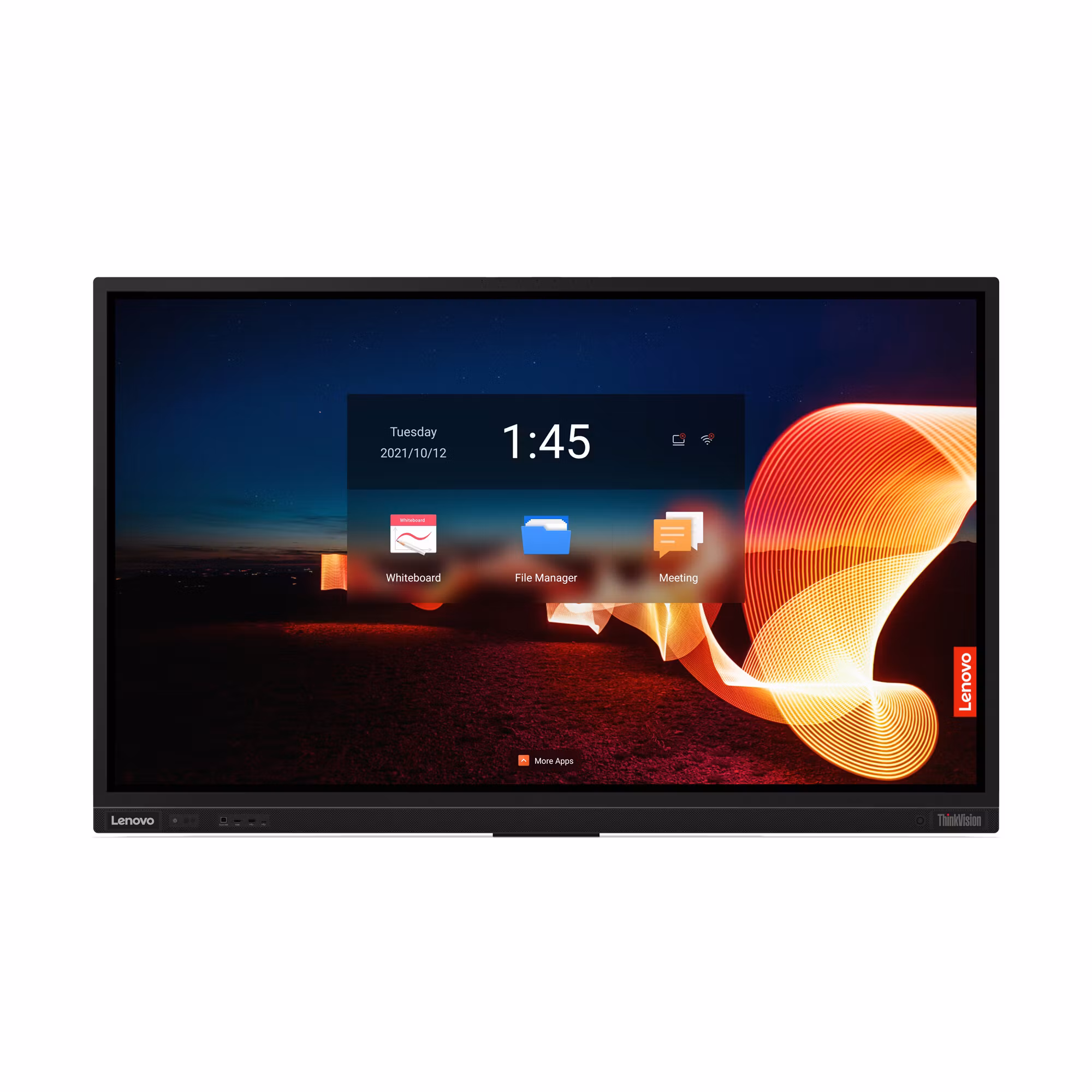 Lenovo ThinkVision T75 datorskärm 190,5 cm (75") 3840 x 2160 pixlar 4K Ultra HD LED pekskärm svart