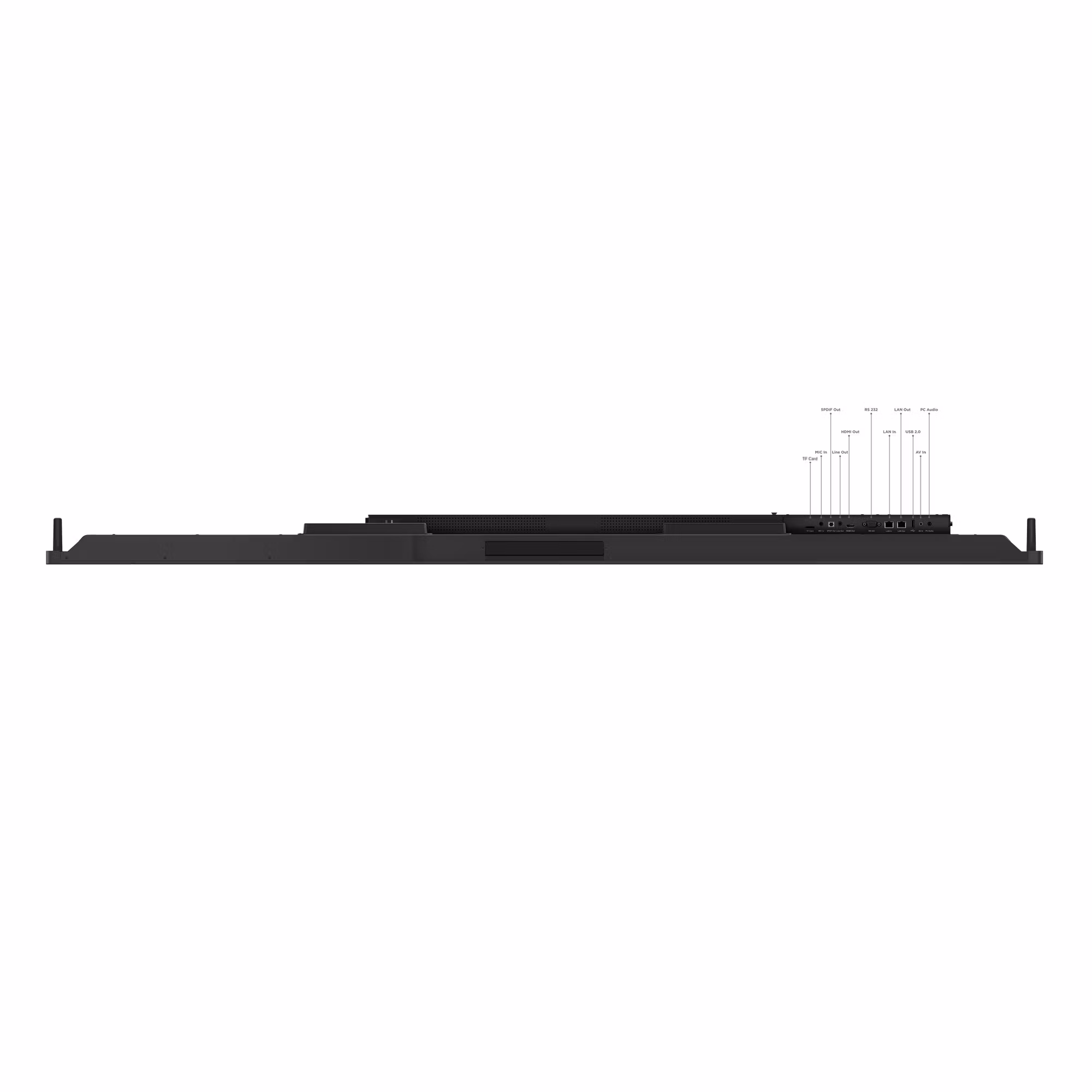 Lenovo ThinkVision T75 datorskärm 190,5 cm (75") 3840 x 2160 pixlar 4K Ultra HD LED pekskärm svart