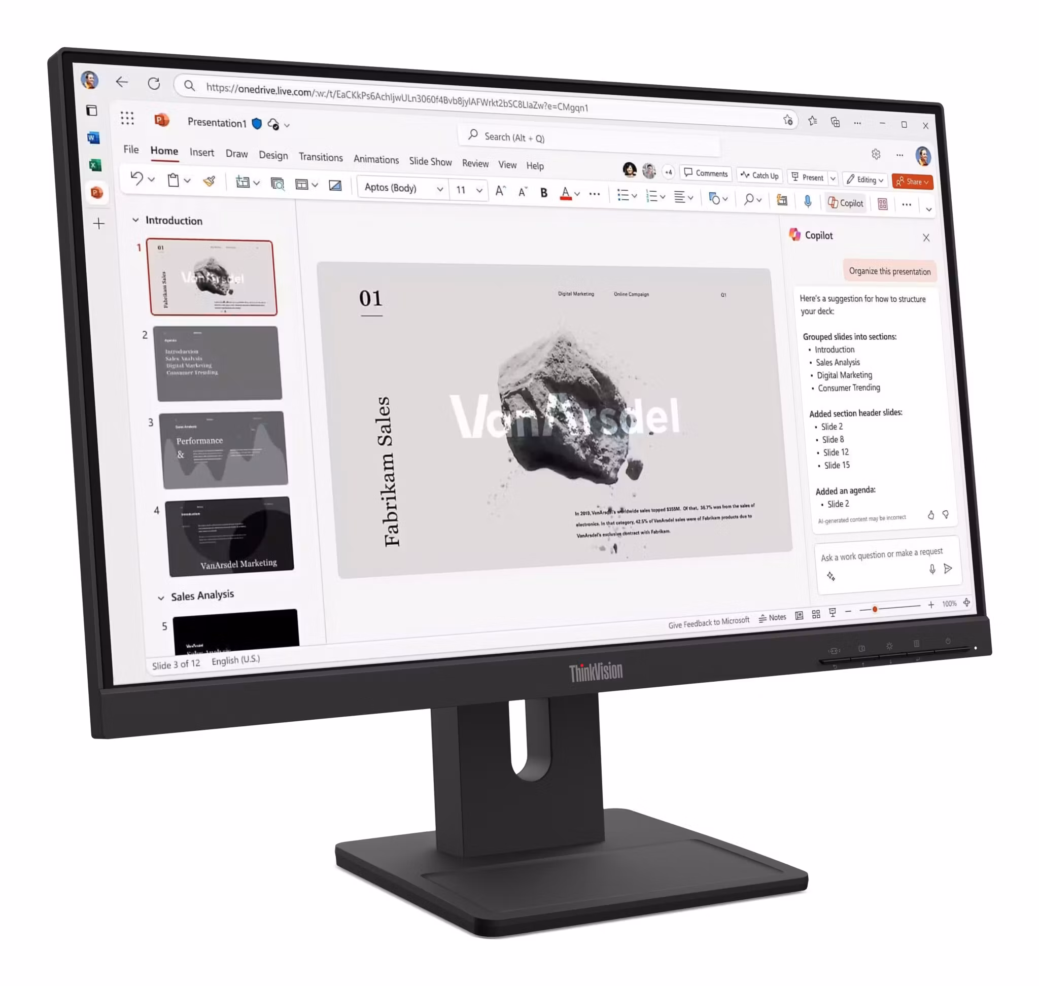 Lenovo ThinkVision E22-40 Monitor