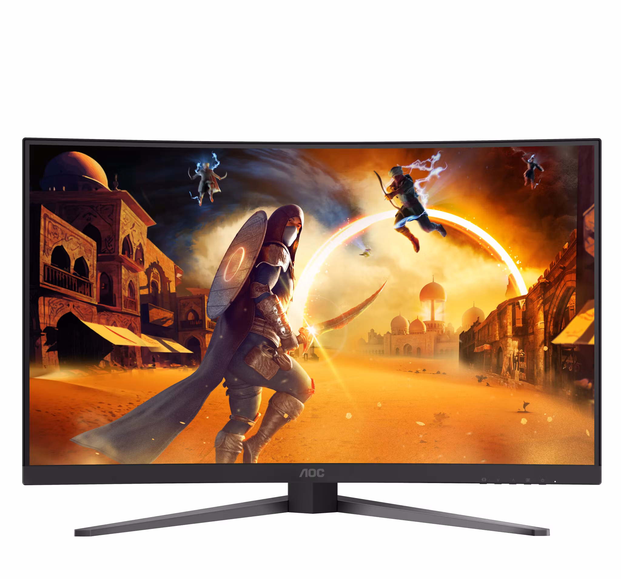 AOC G4 C32G4Z datorskärm 80 cm (31.5") 1920 x 1080 pixlar Full HD LCD Svart, Röd
