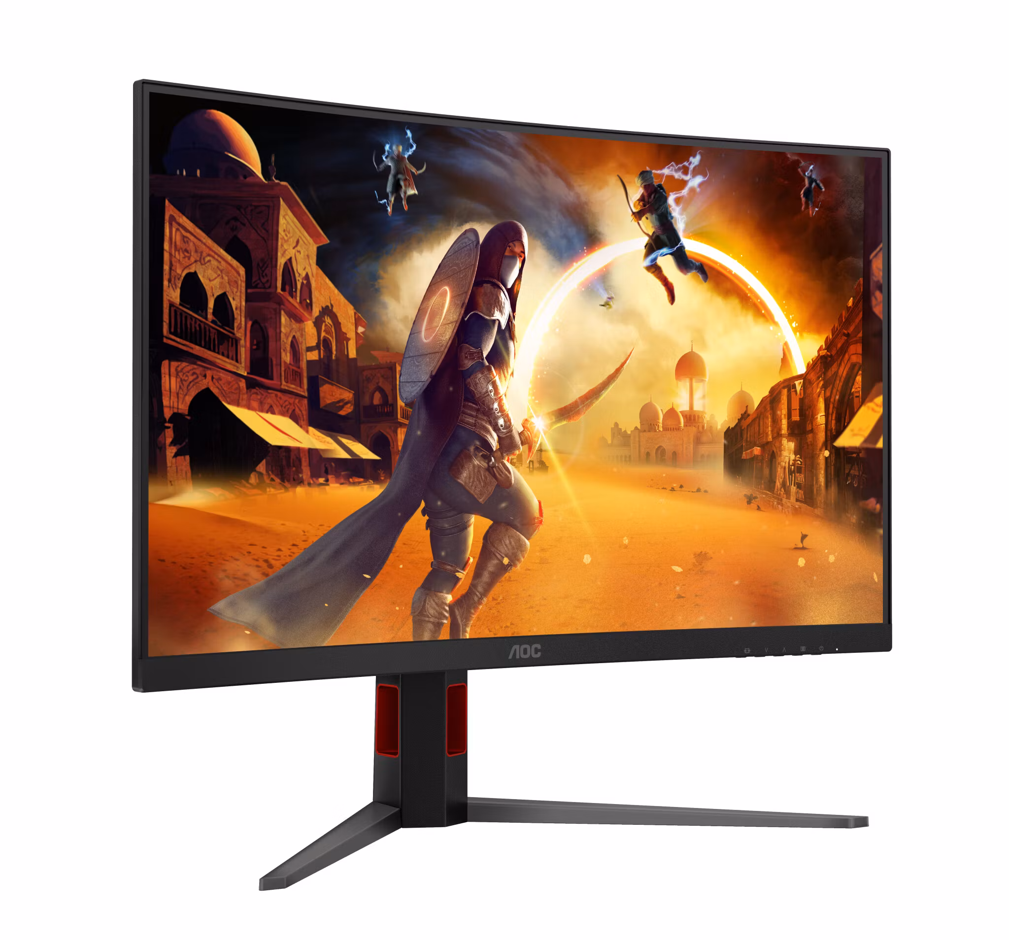 AOC G4 C32G4Z datorskärm 80 cm (31.5") 1920 x 1080 pixlar Full HD LCD Svart, Röd