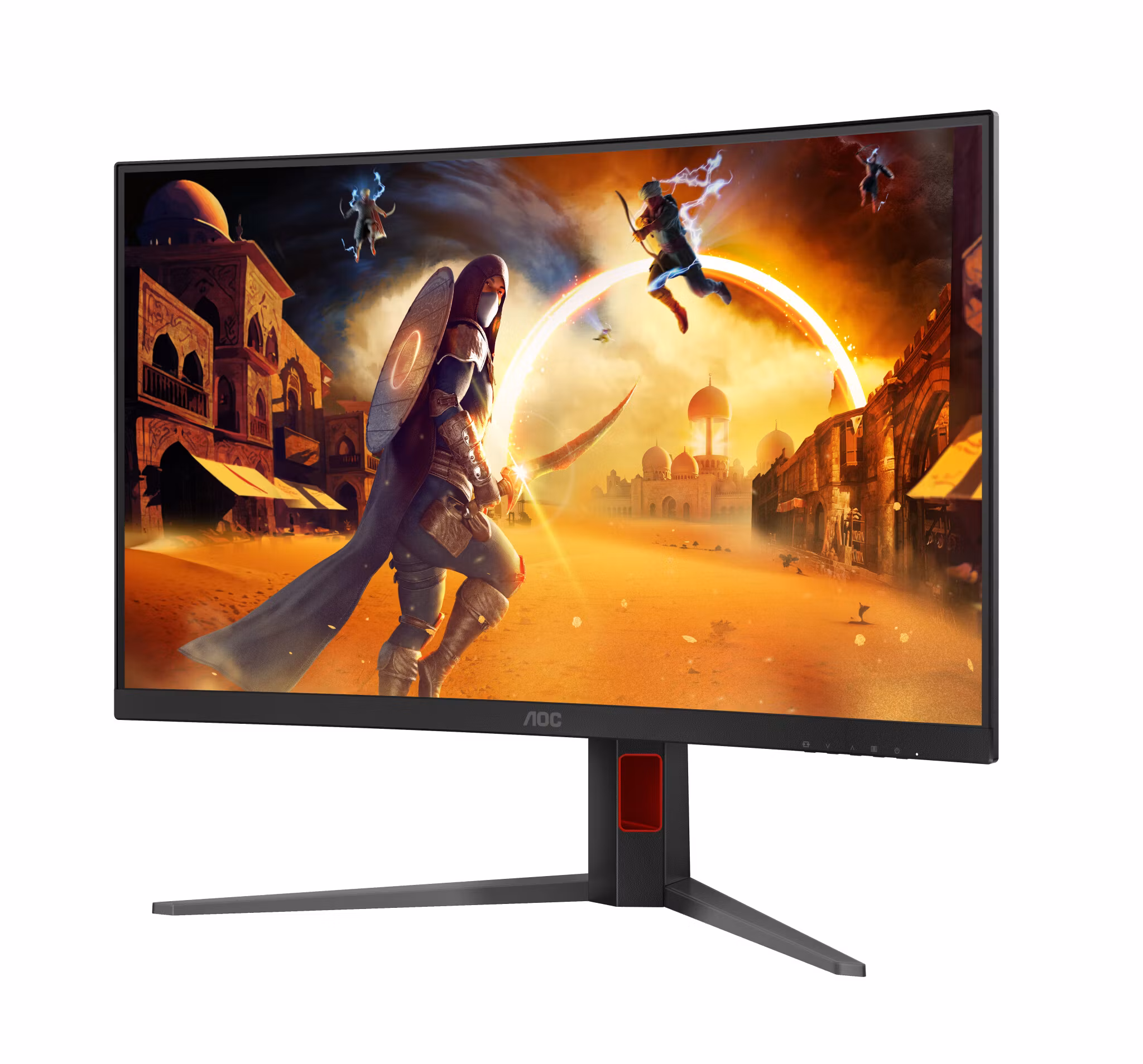 AOC G4 C32G4Z datorskärm 80 cm (31.5") 1920 x 1080 pixlar Full HD LCD Svart, Röd