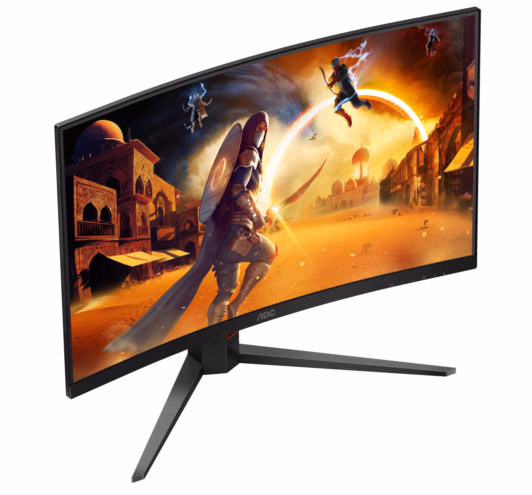 AOC G4 C32G4Z datorskärm 80 cm (31.5") 1920 x 1080 pixlar Full HD LCD Svart, Röd