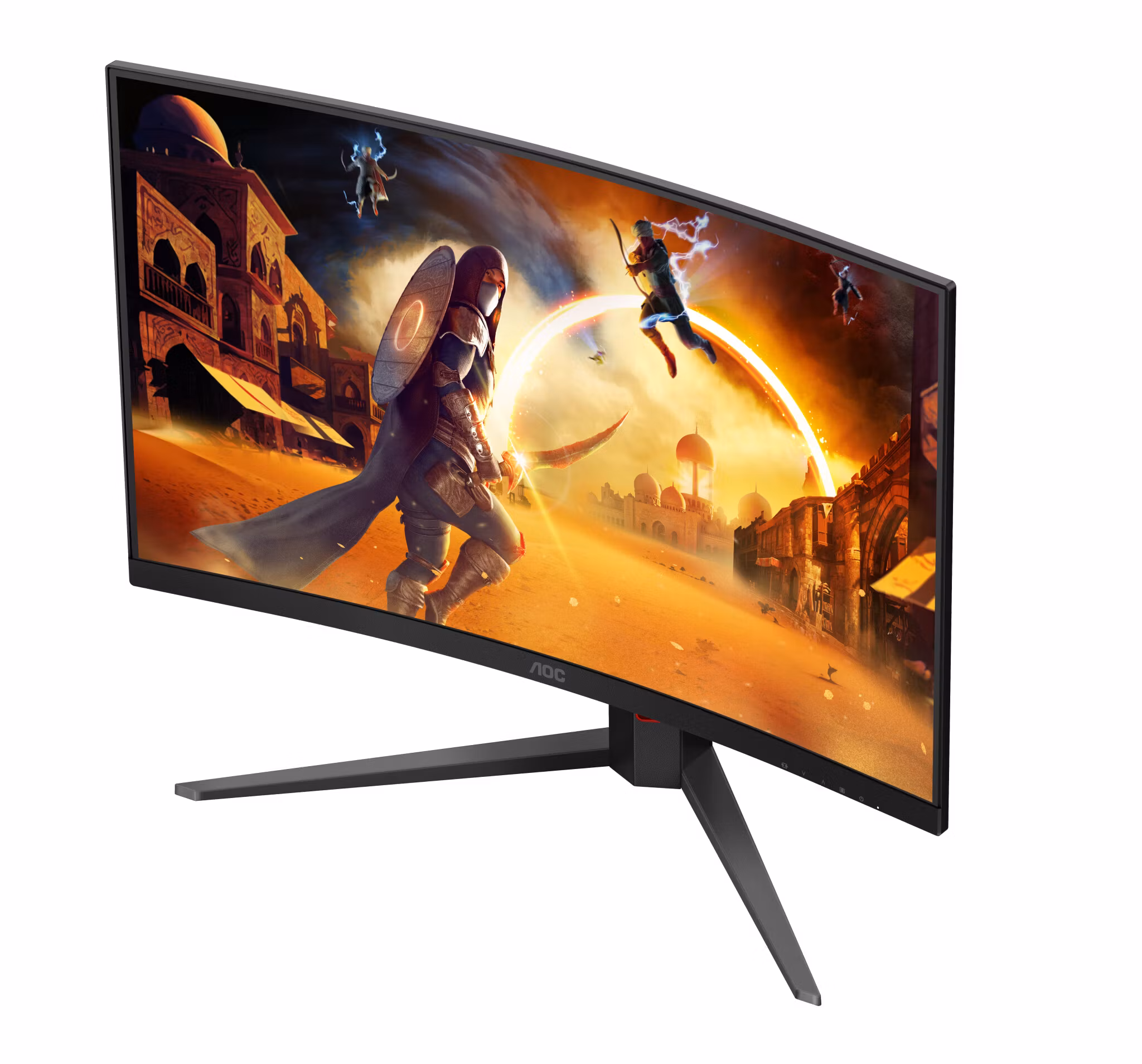 AOC G4 C32G4Z datorskärm 80 cm (31.5") 1920 x 1080 pixlar Full HD LCD Svart, Röd