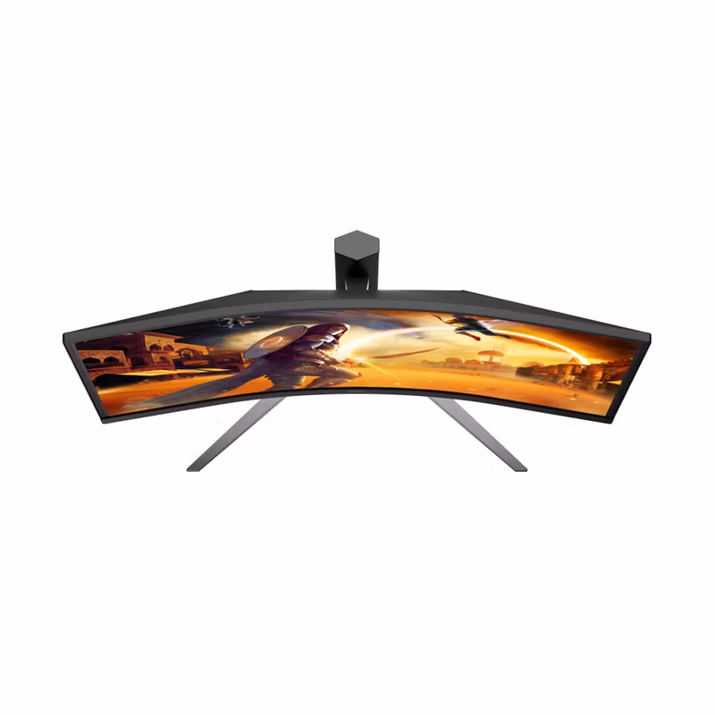 AOC G4 CU34G4ZCA datorskärm 86,4 cm (34") 3440 x 1440 pixlar Wide Quad HD svart, röd